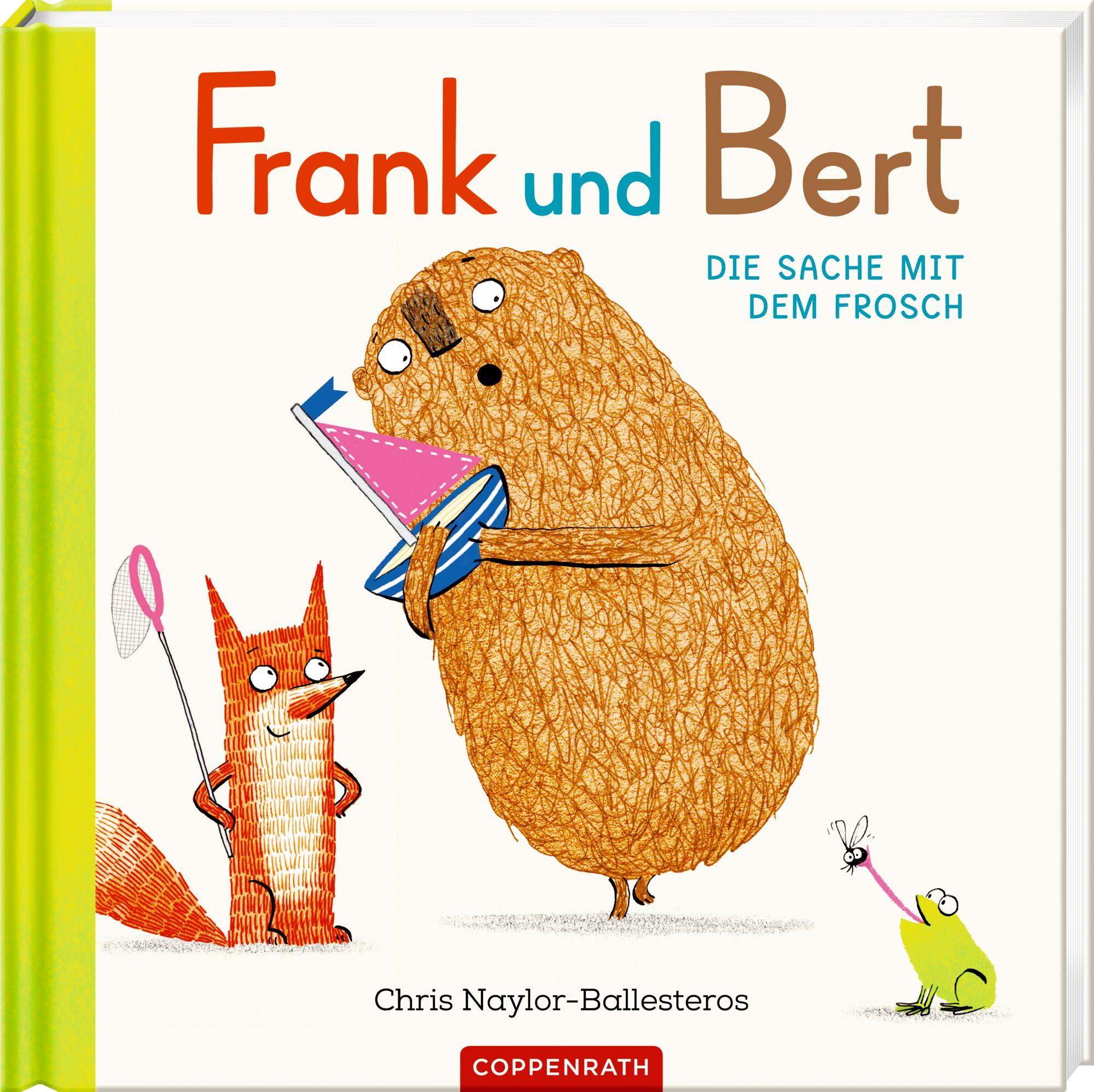 Vorderes Coverbild Frank und Bert - Die Sache mit dem Frosch