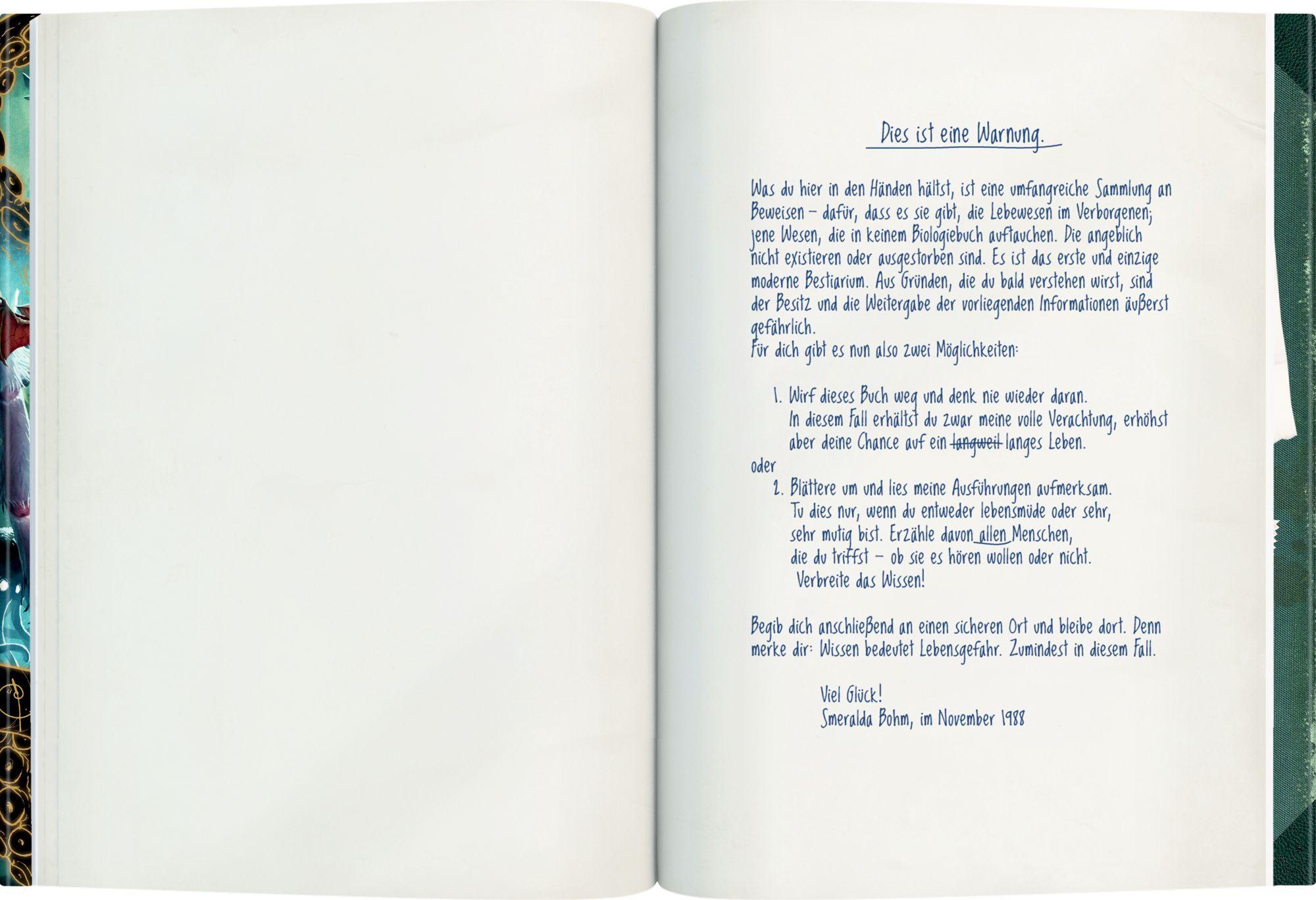 Beispielinhalt (Bild) Smeralda Bohms Bestiarium