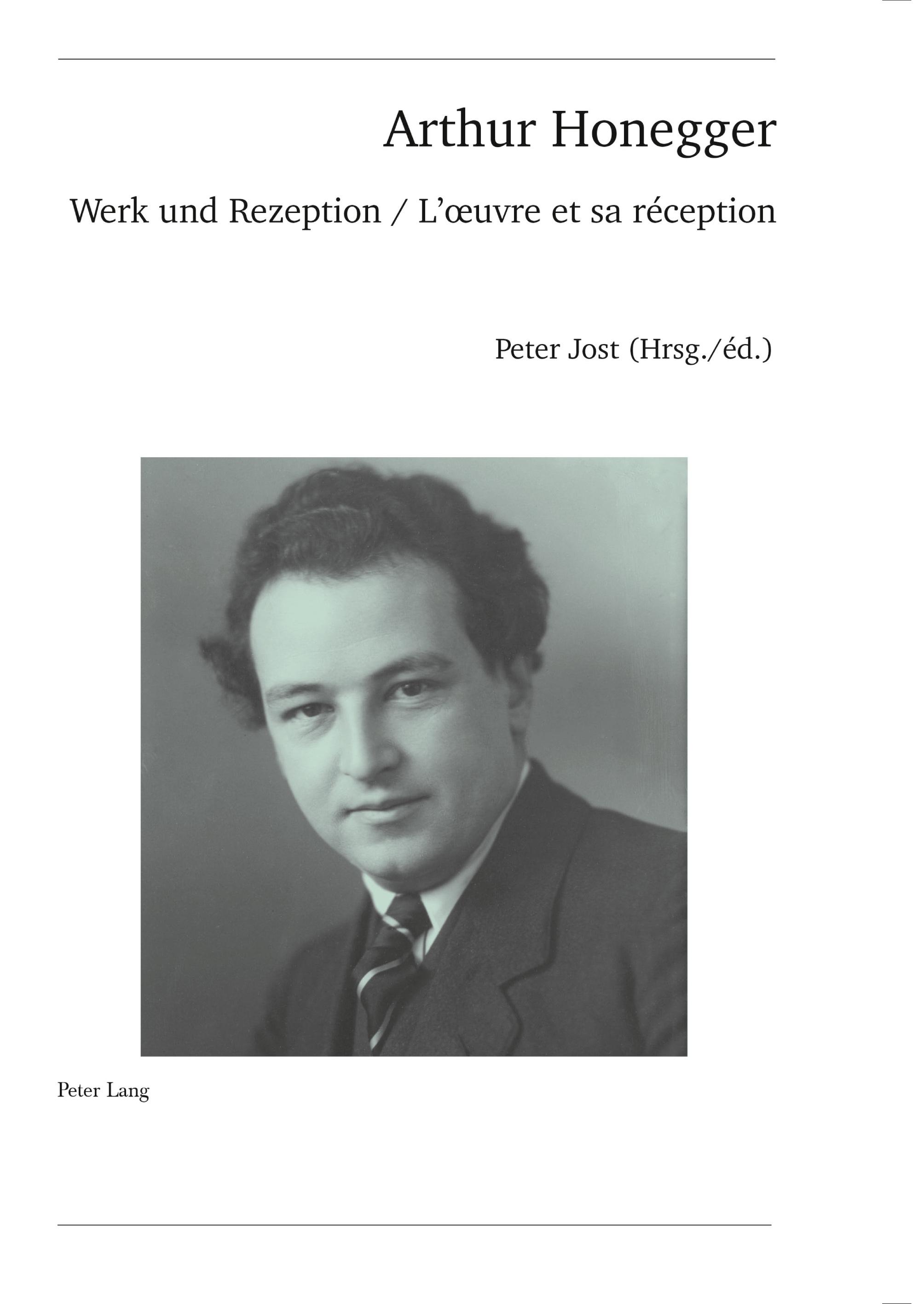 Vorderes Coverbild Arthur Honegger