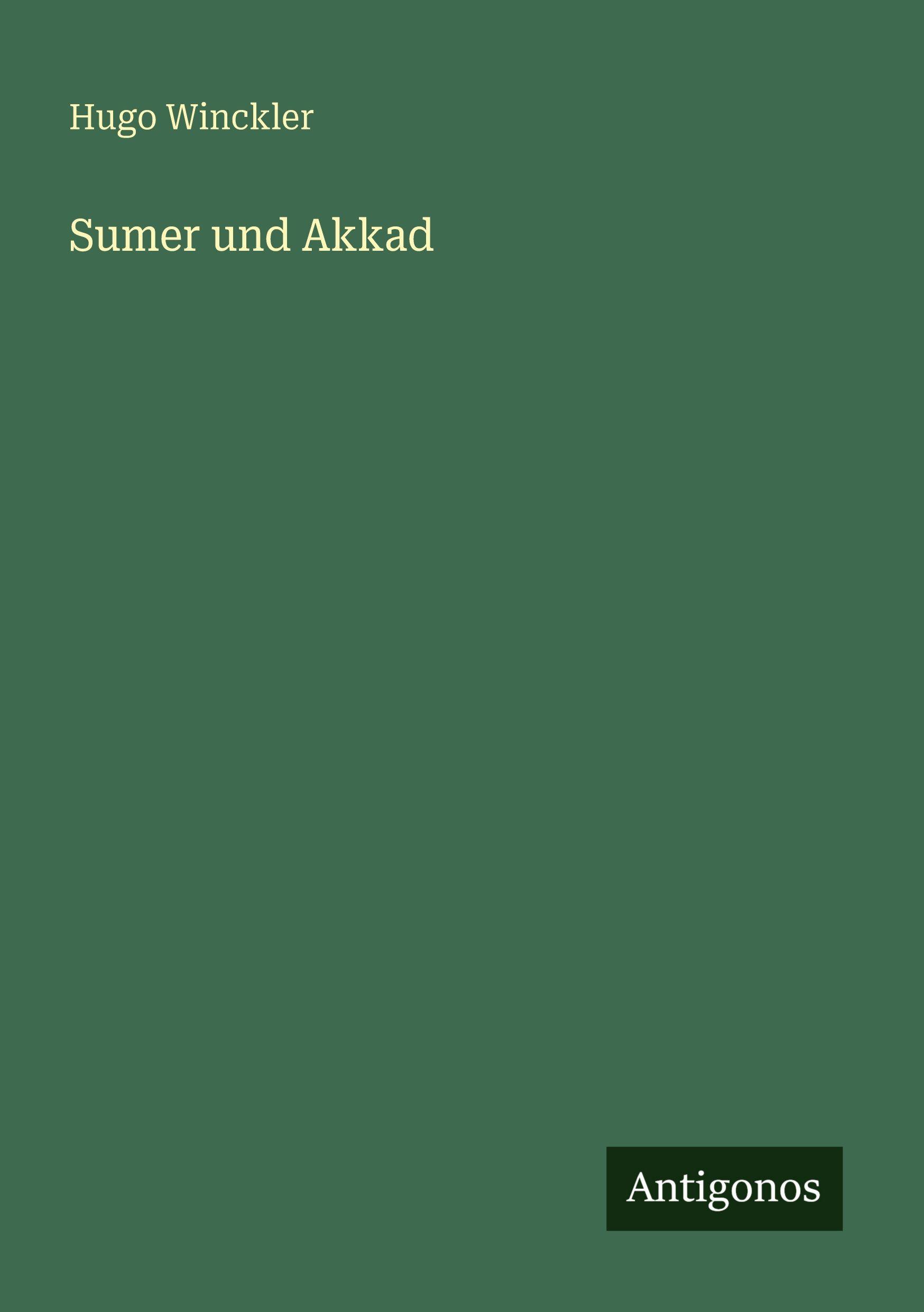Vorderes Coverbild Sumer und Akkad