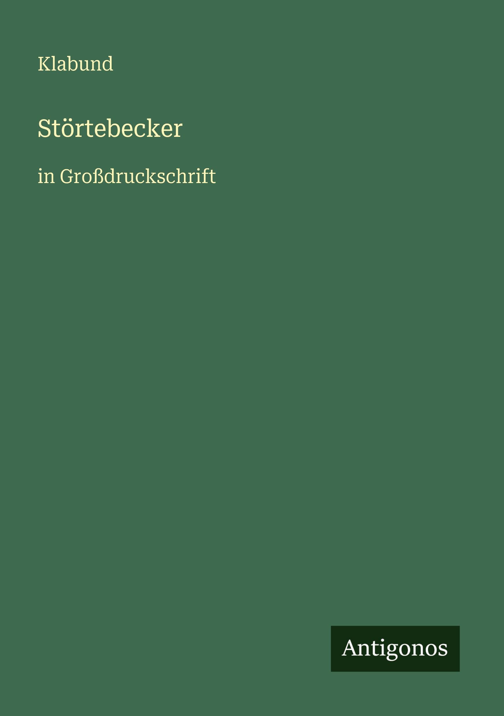 Vorderes Coverbild Störtebecker