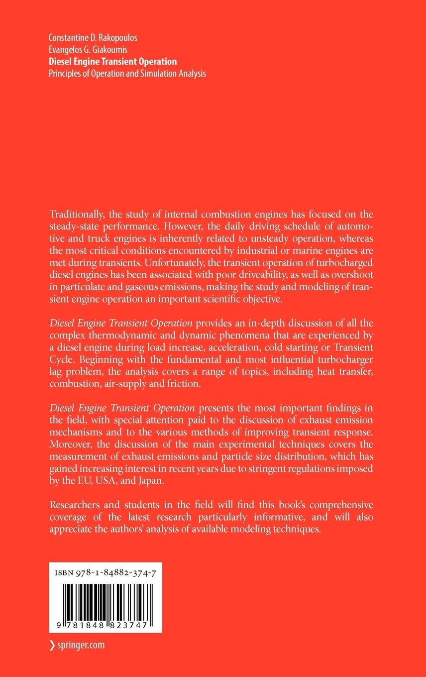 Rückseitencover Diesel Engine Transient Operation