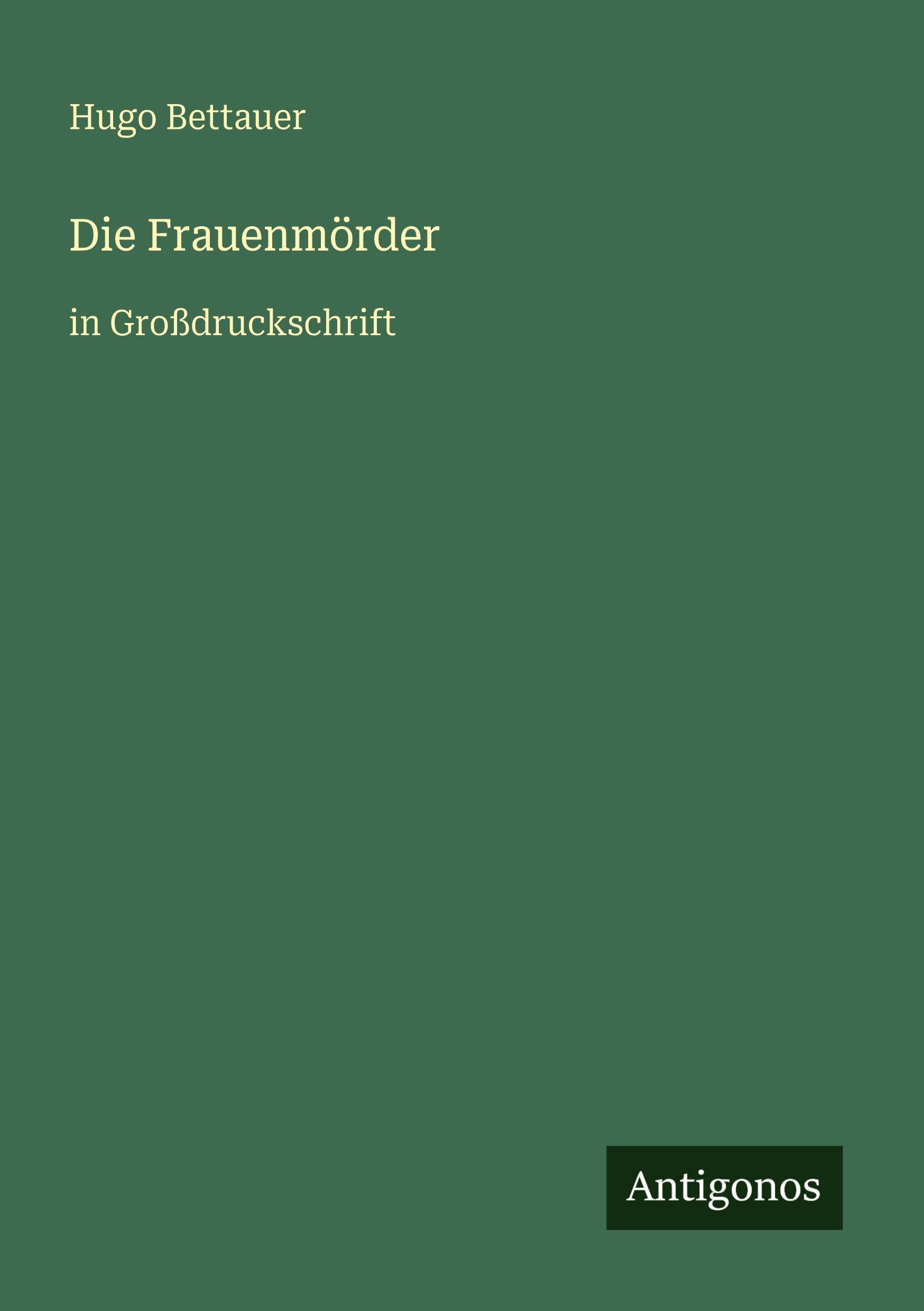 Vorderes Coverbild Die Frauenmörder
