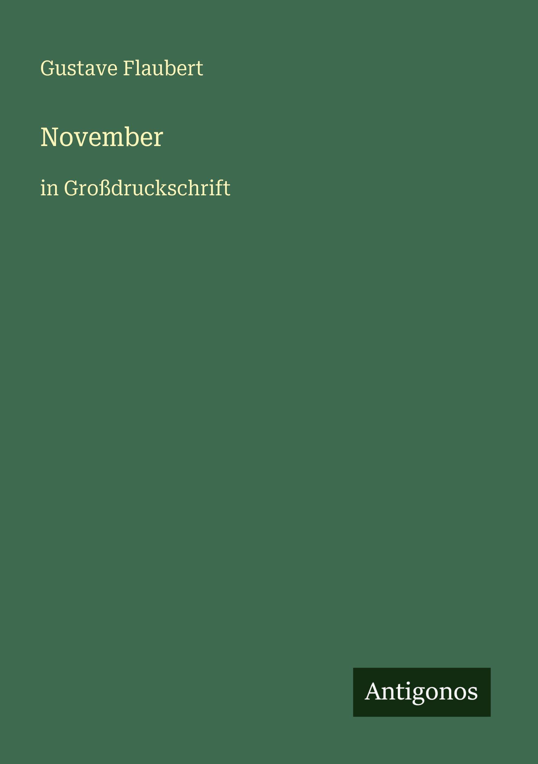 Vorderes Coverbild November