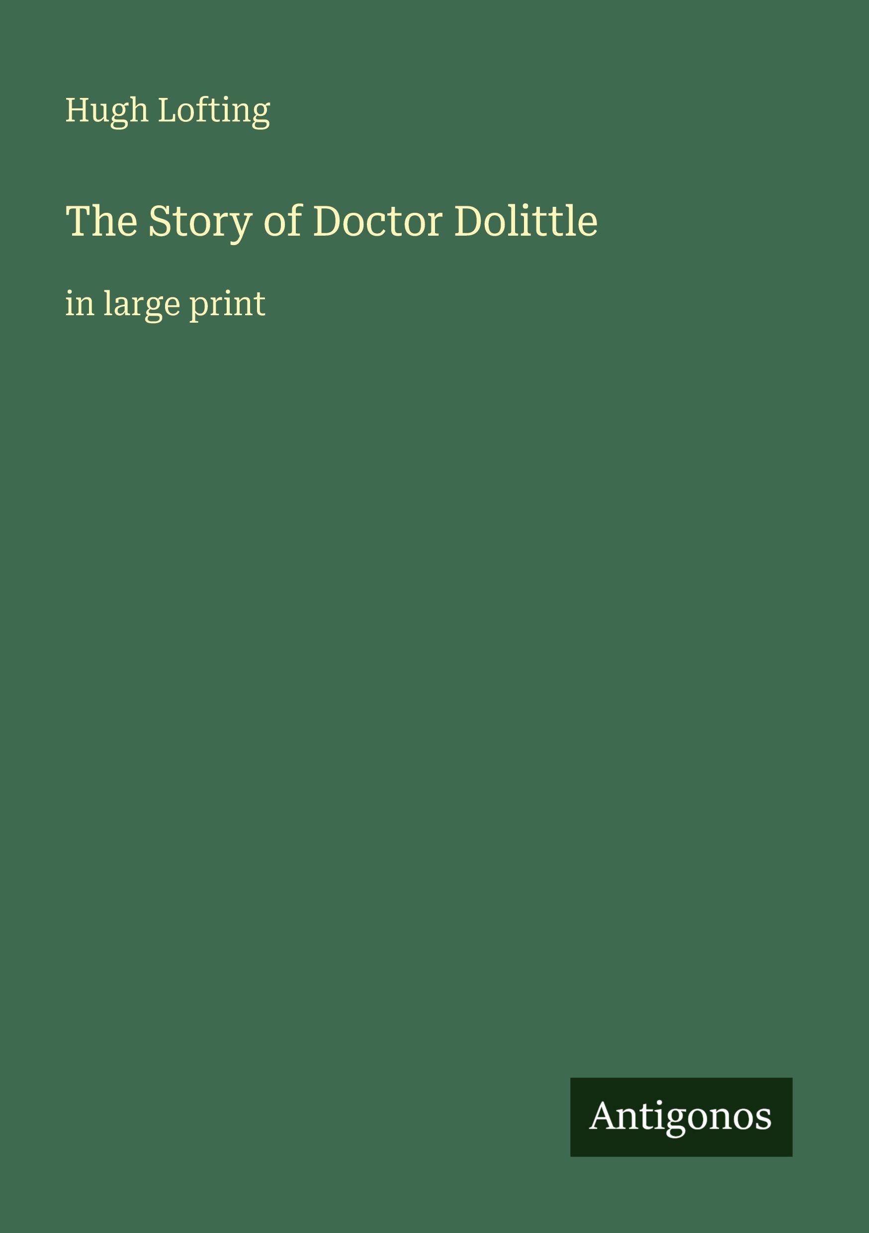 Vorderes Coverbild The Story of Doctor Dolittle