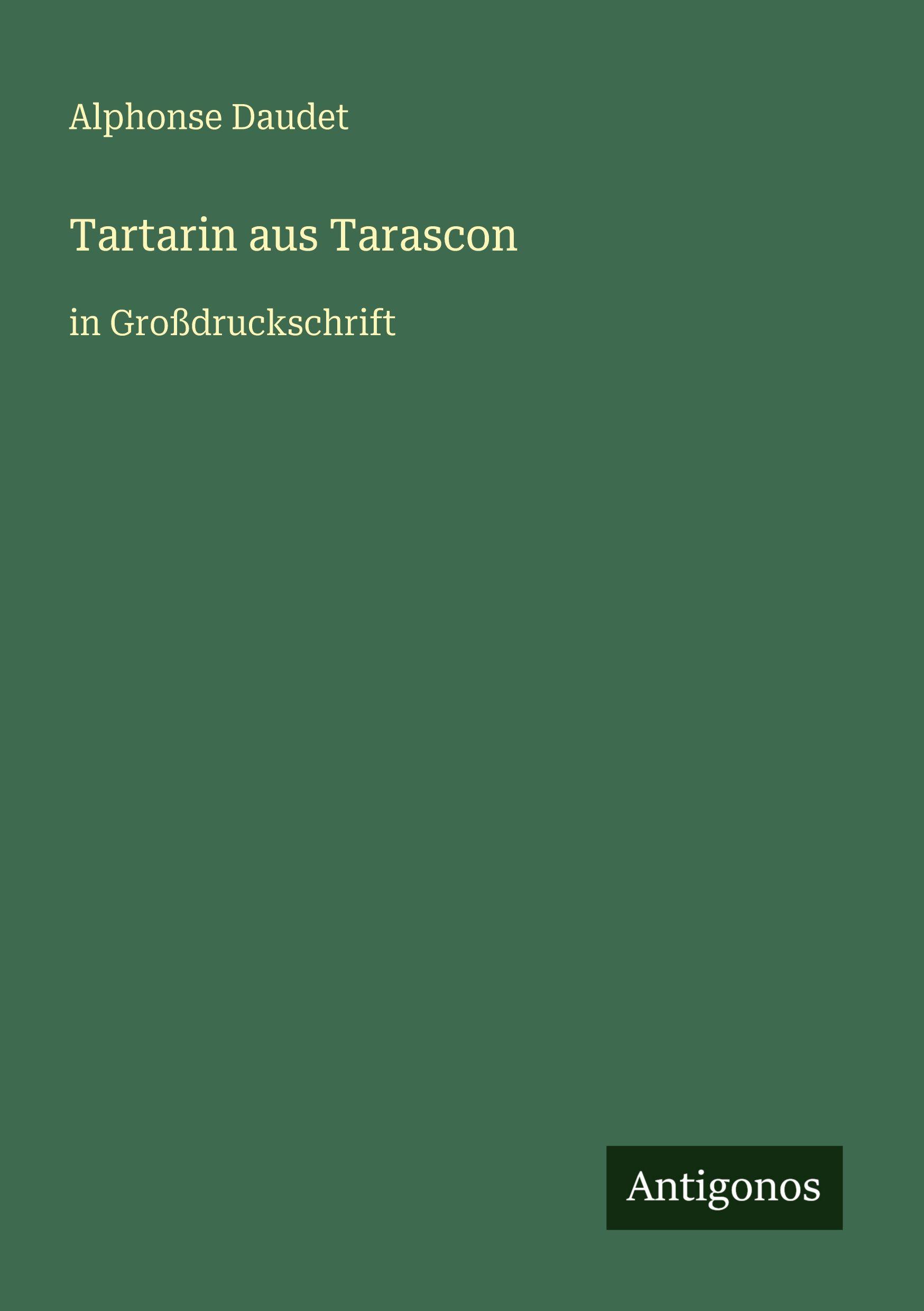 Vorderes Coverbild Tartarin aus Tarascon