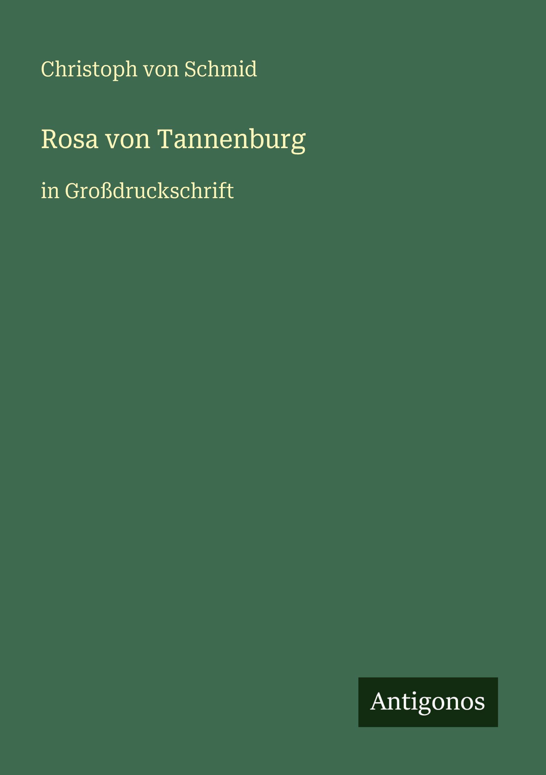 Vorderes Coverbild Rosa von Tannenburg