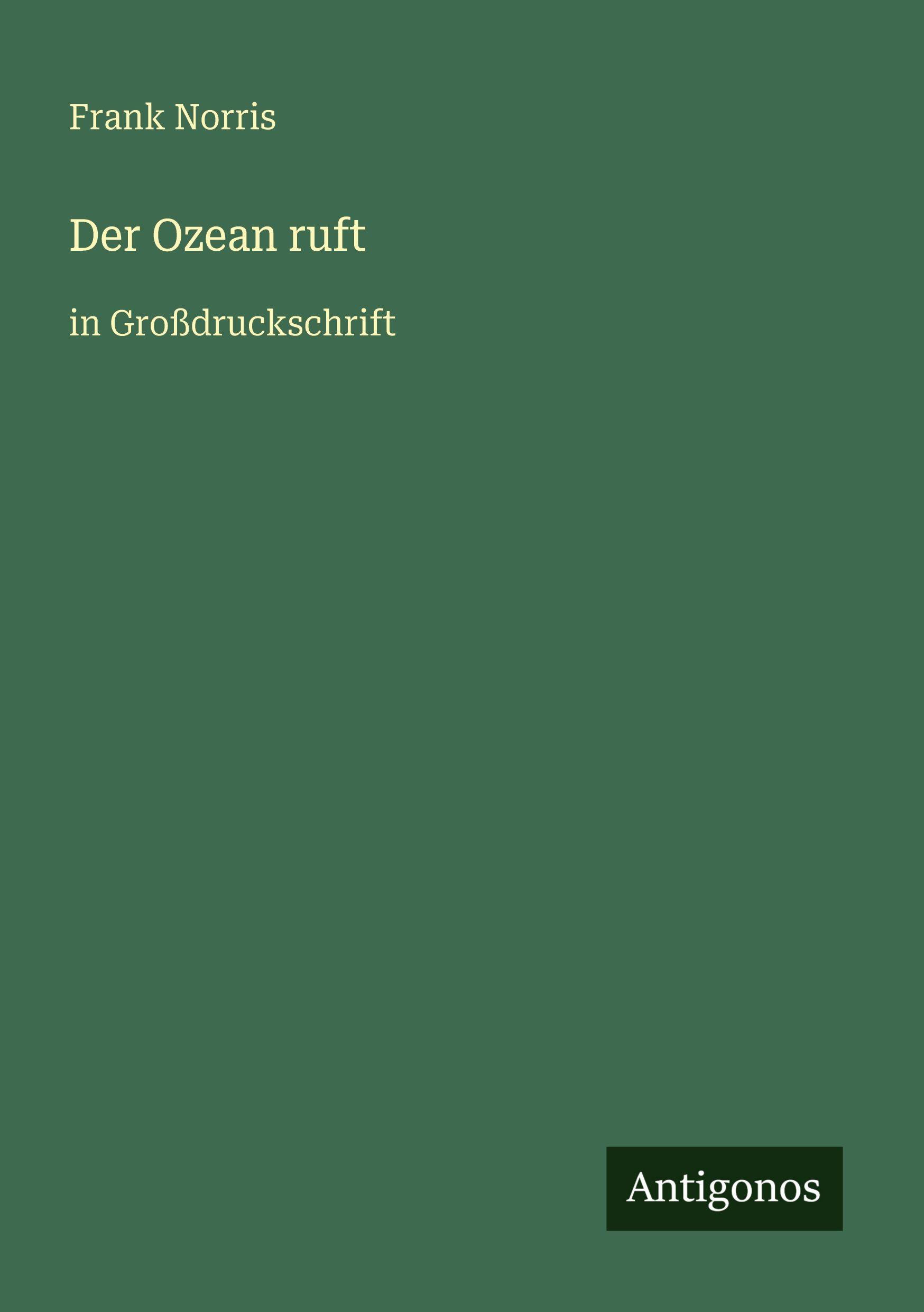 Vorderes Coverbild Der Ozean ruft