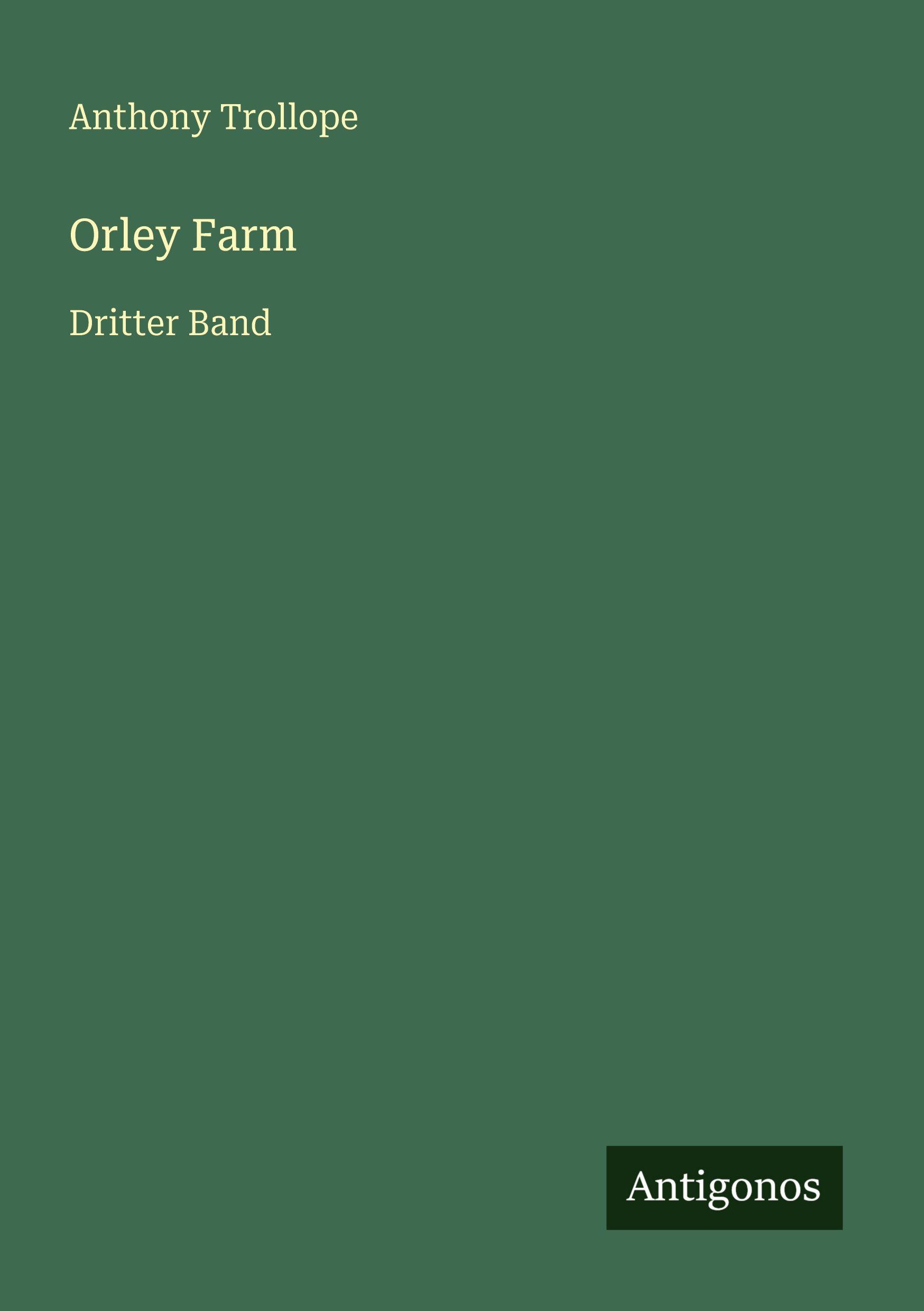 Vorderes Coverbild Orley Farm
