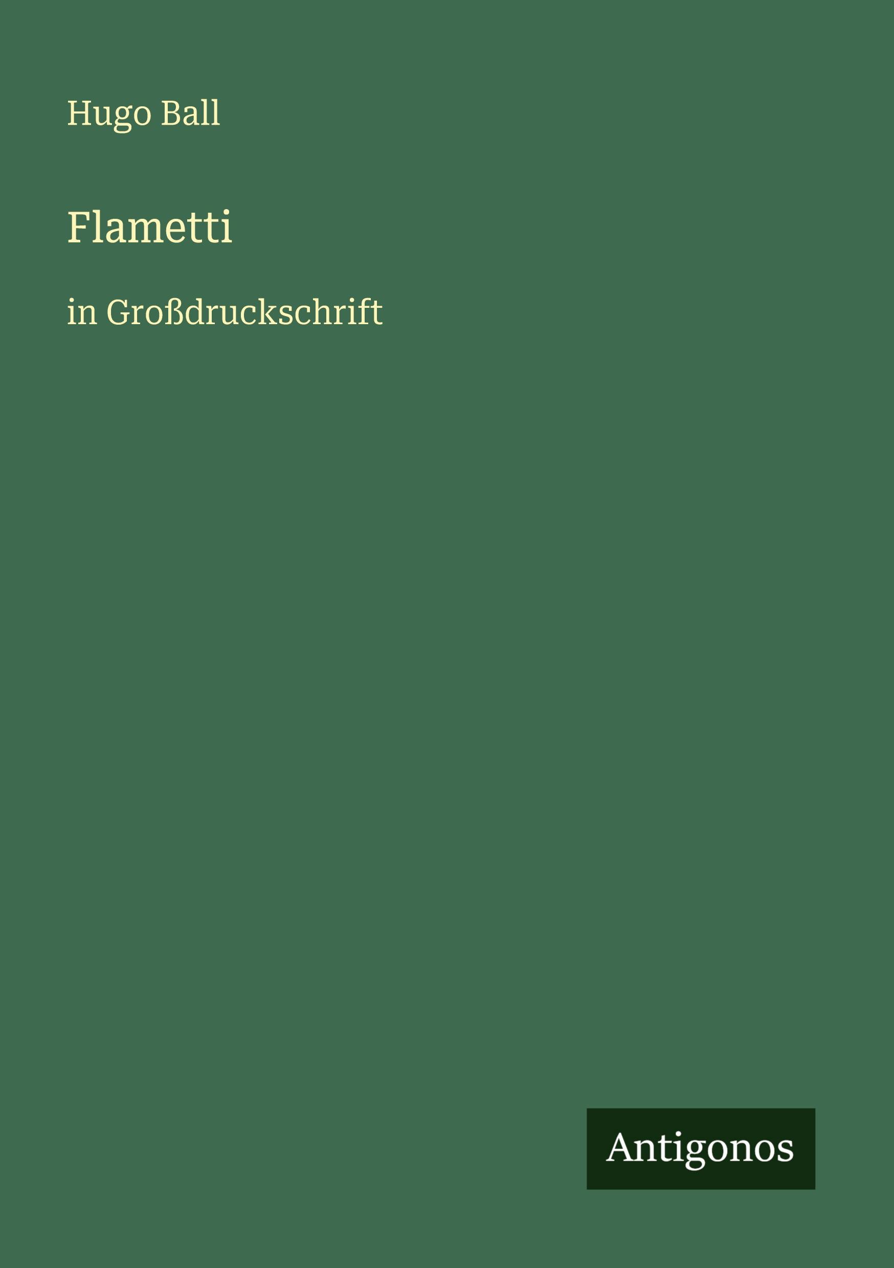 Vorderes Coverbild Flametti