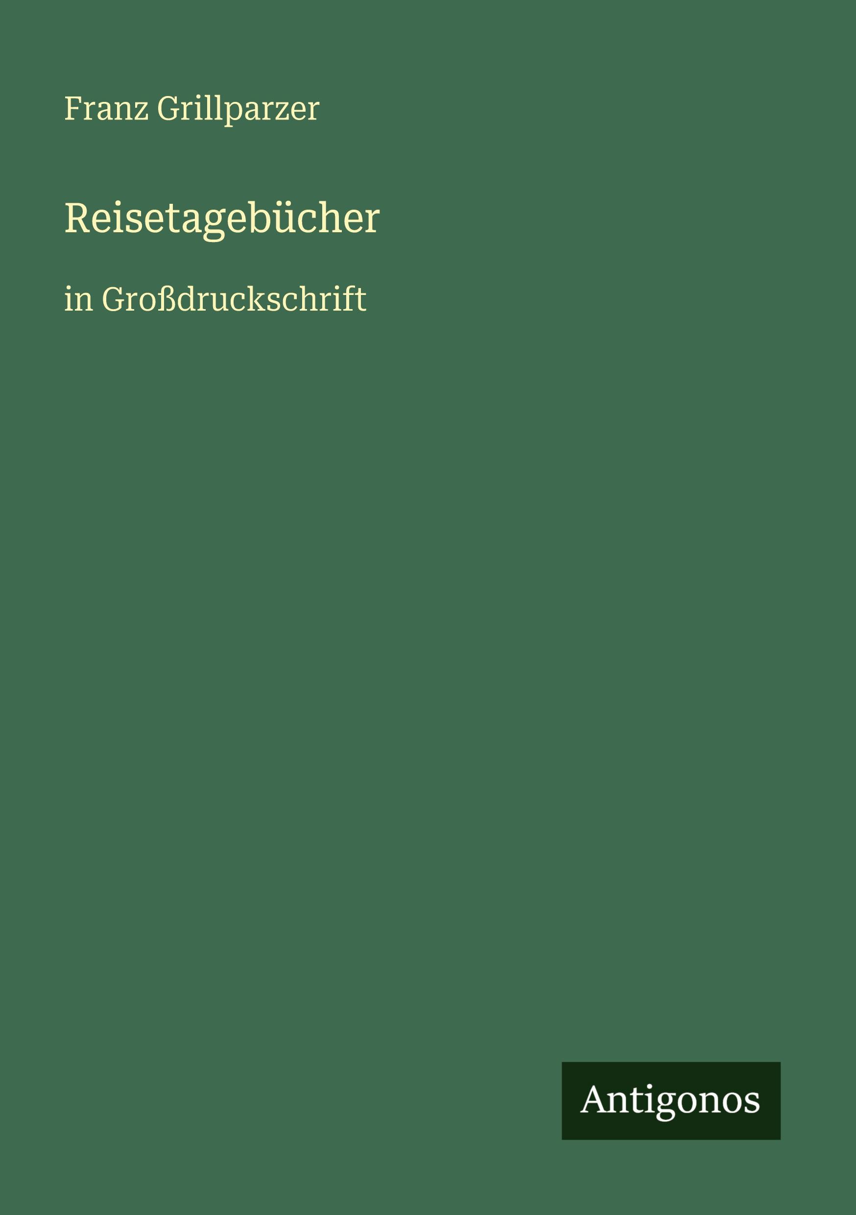 Vorderes Coverbild Reisetagebücher