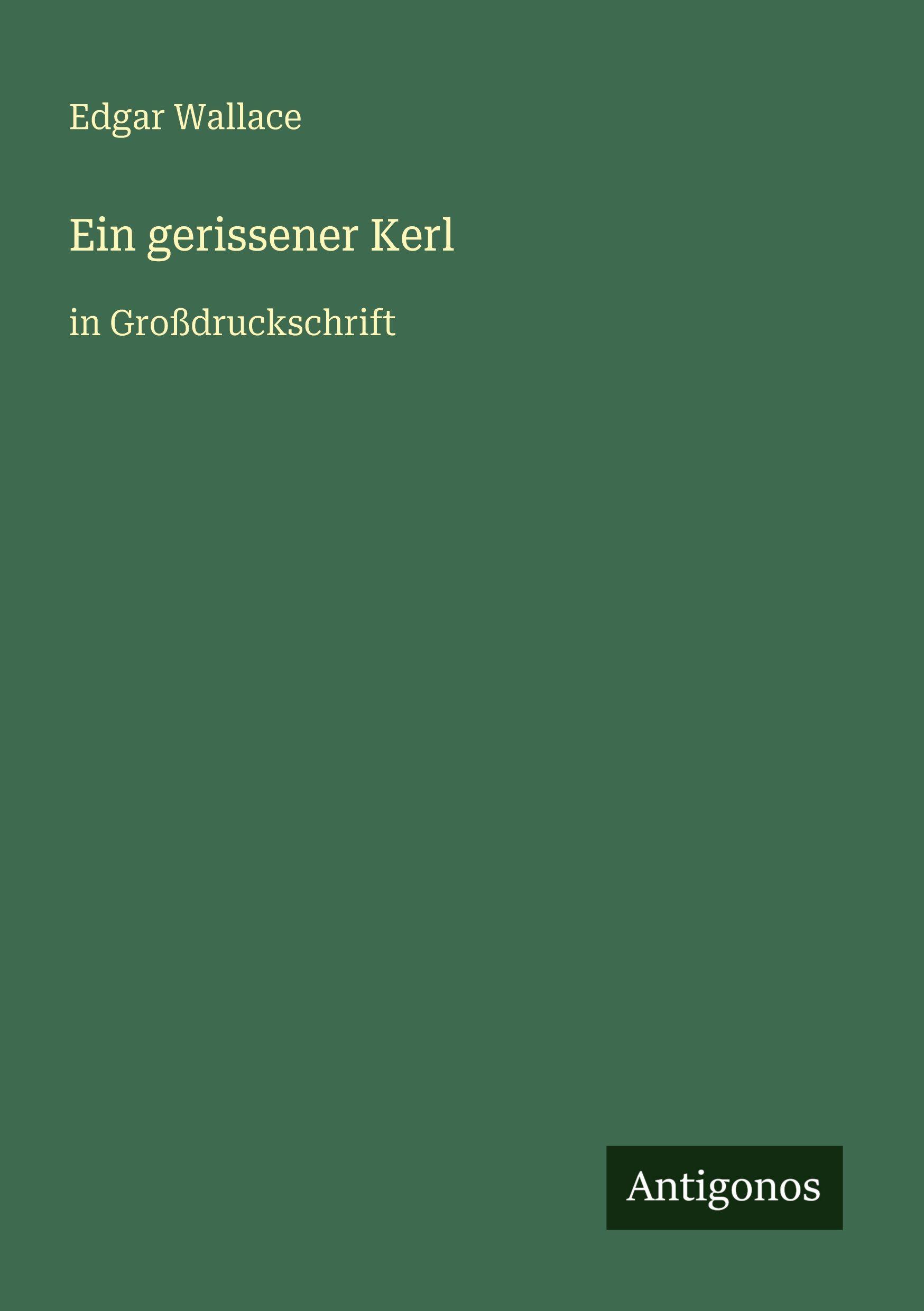 Vorderes Coverbild Ein gerissener Kerl