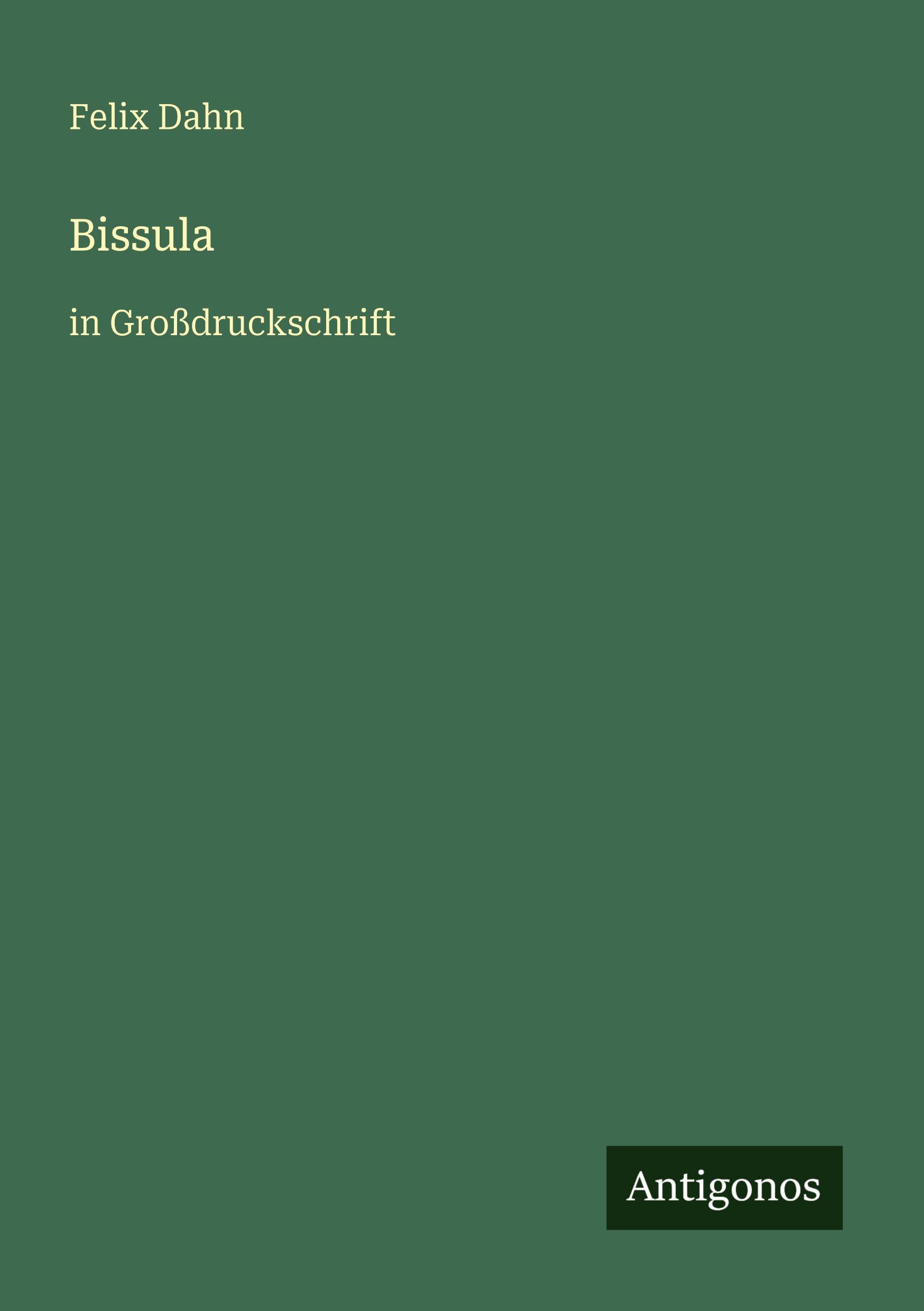 Vorderes Coverbild Bissula