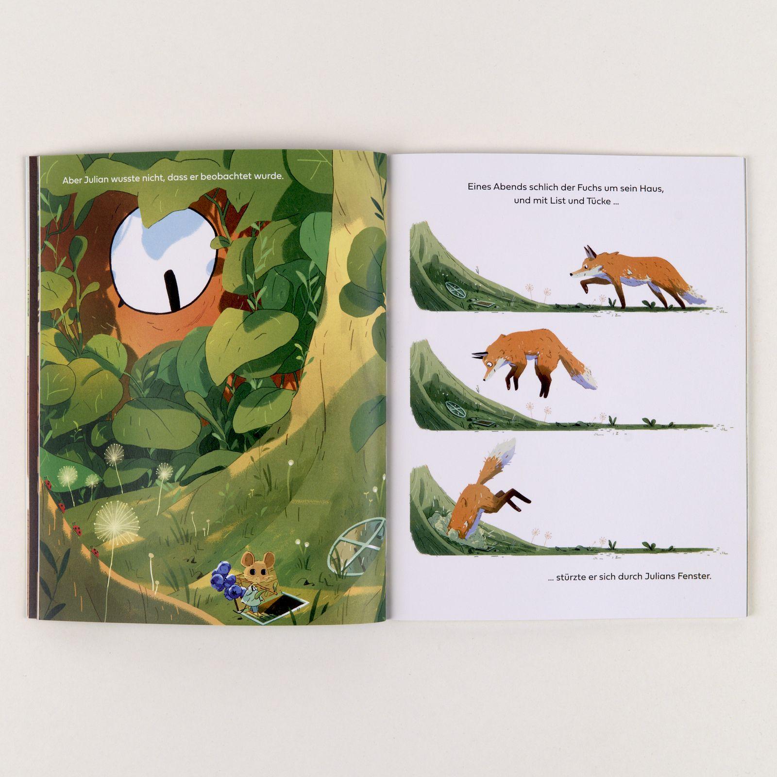 Beispielinhalt (Bild) Eine Maus namens Julian