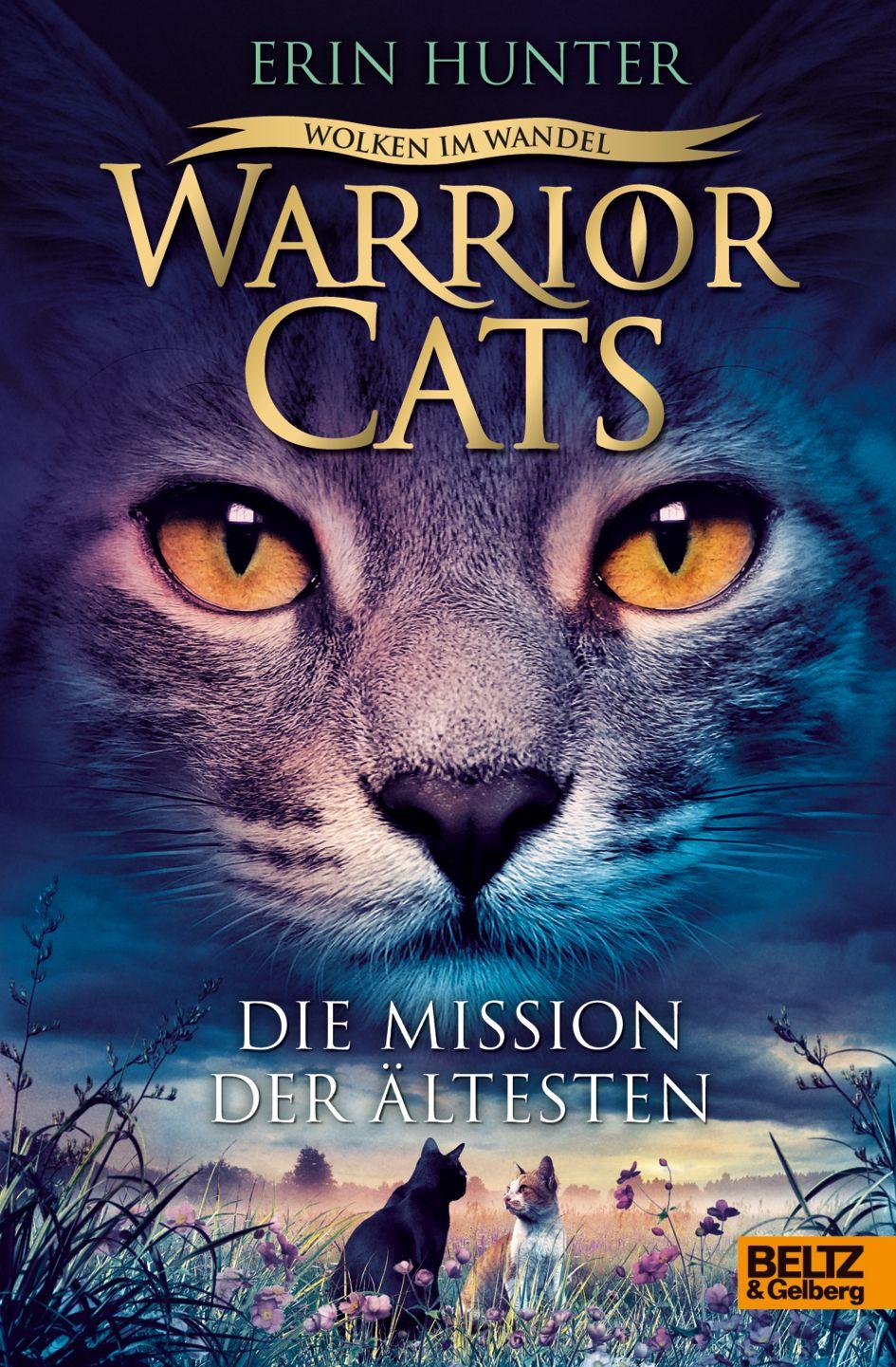 Vorderes Coverbild Warrior Cats. Wolken im Wandel. Die Mission der Ältesten