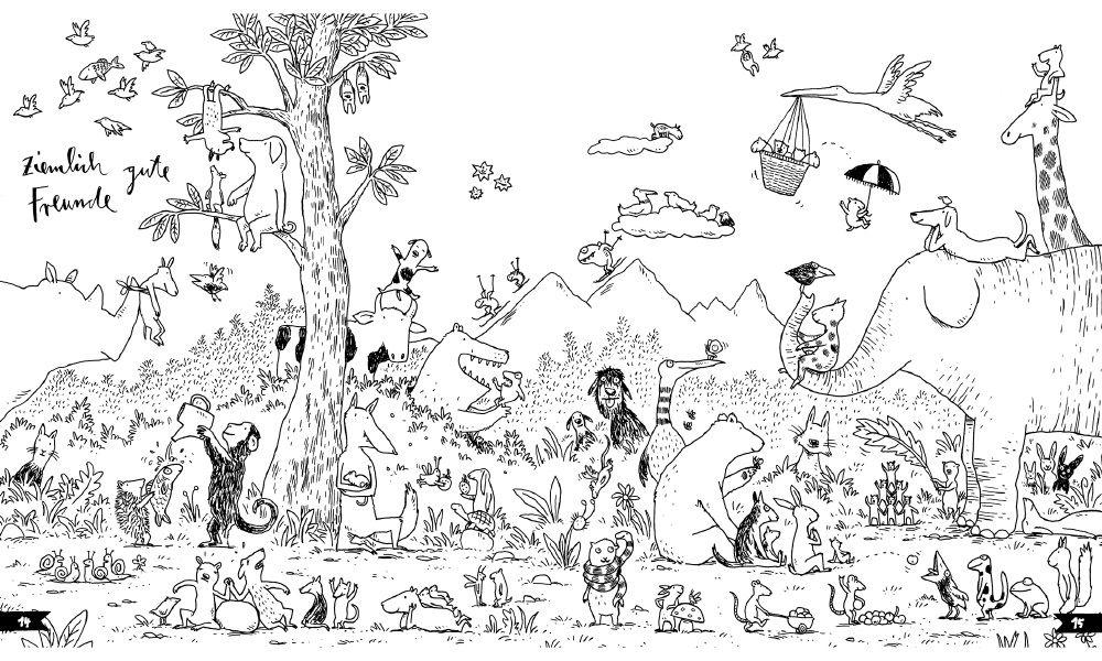 Beispielinhalt (Bild) Mein Kinder Künstler Freundebuch