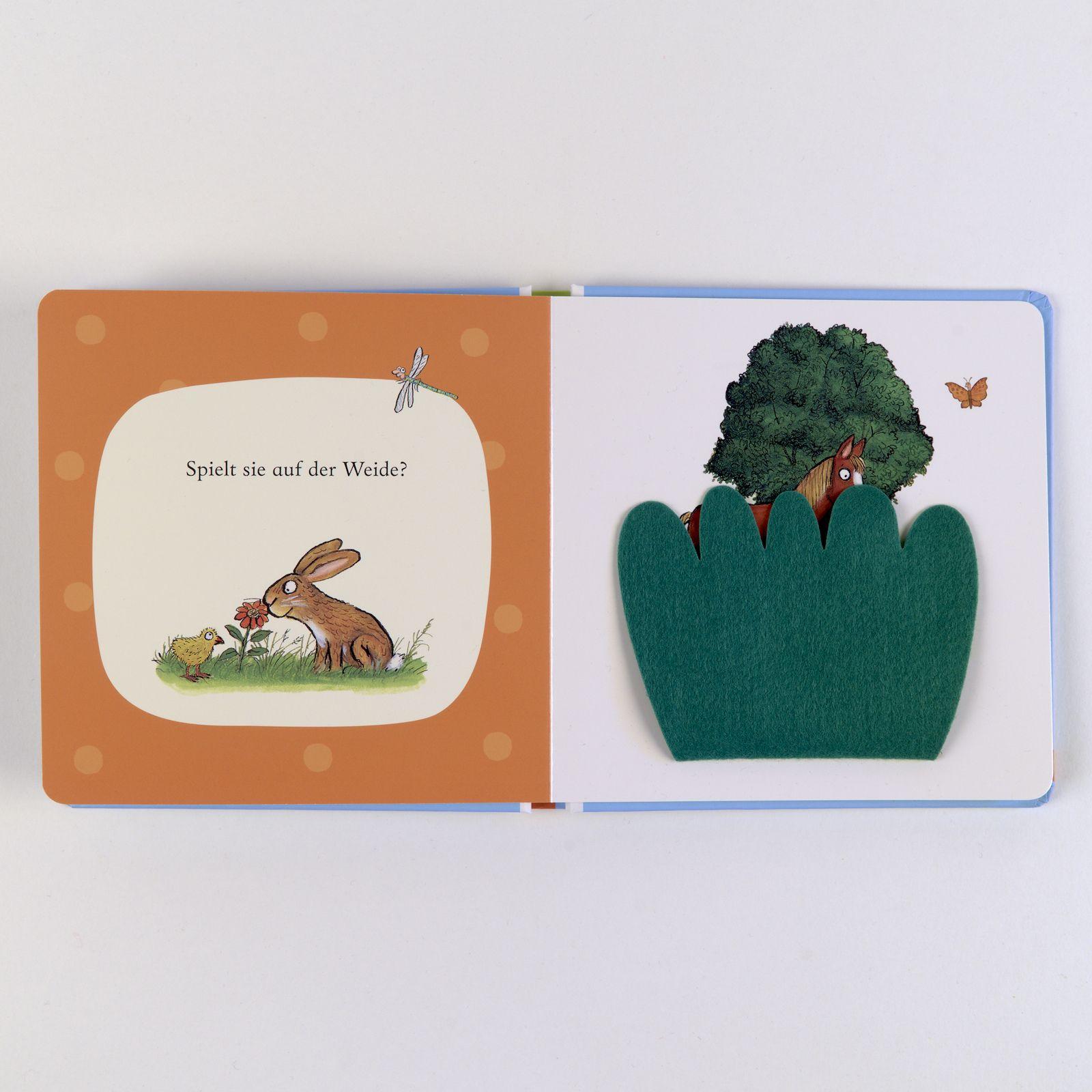 Beispielinhalt (Bild) Such mal! Wer versteckt sich auf dem Bauernhof?