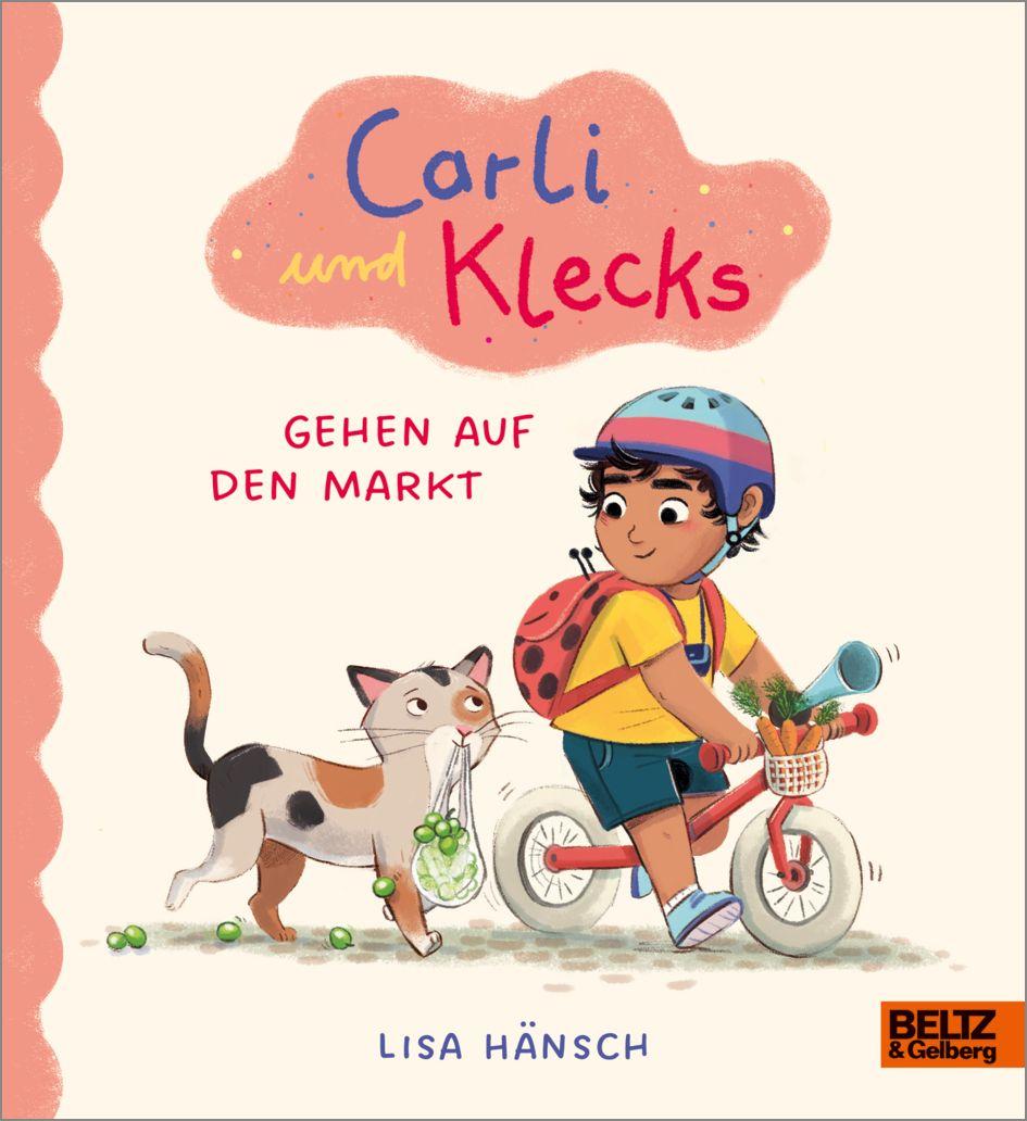 Vorderes Coverbild Carli und Klecks gehen auf den Markt