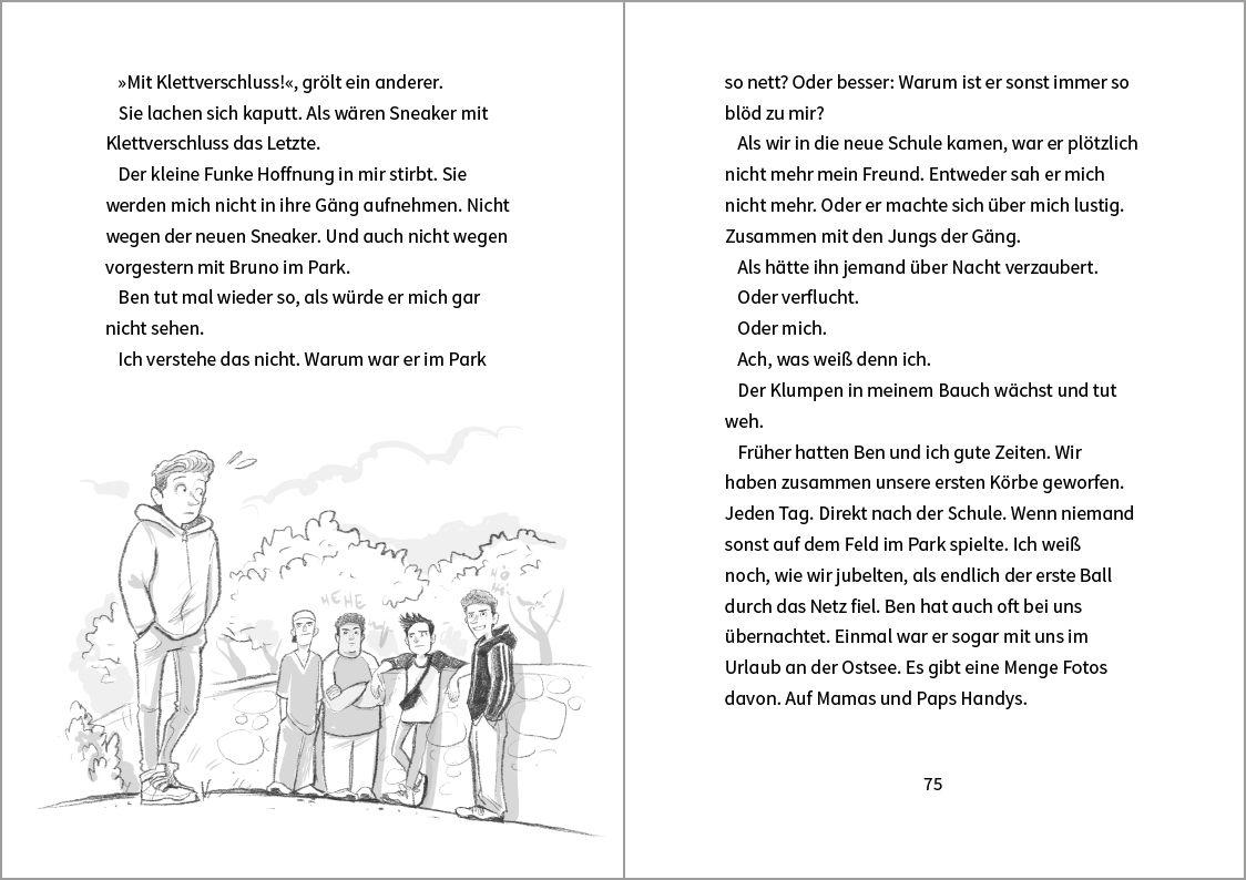 Beispielinhalt (Bild) Die weißen Sneaker oder Mein fast perfektes Leben