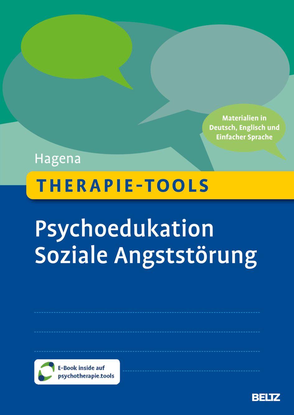 Vorderes Coverbild Therapie-Tools Psychoedukation Soziale Angststörung