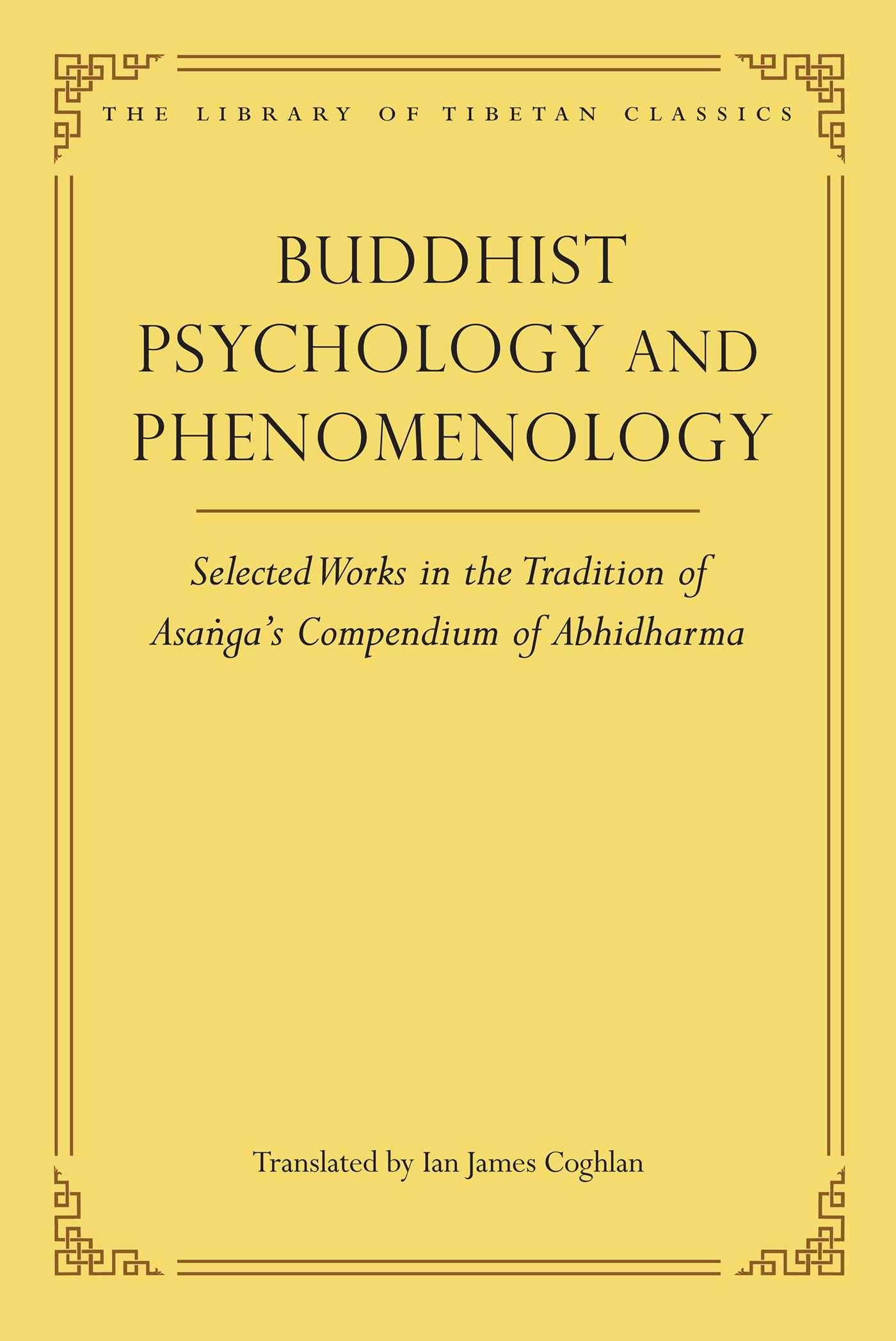 Vorderes Coverbild Buddhist Psychology and Phenomenology