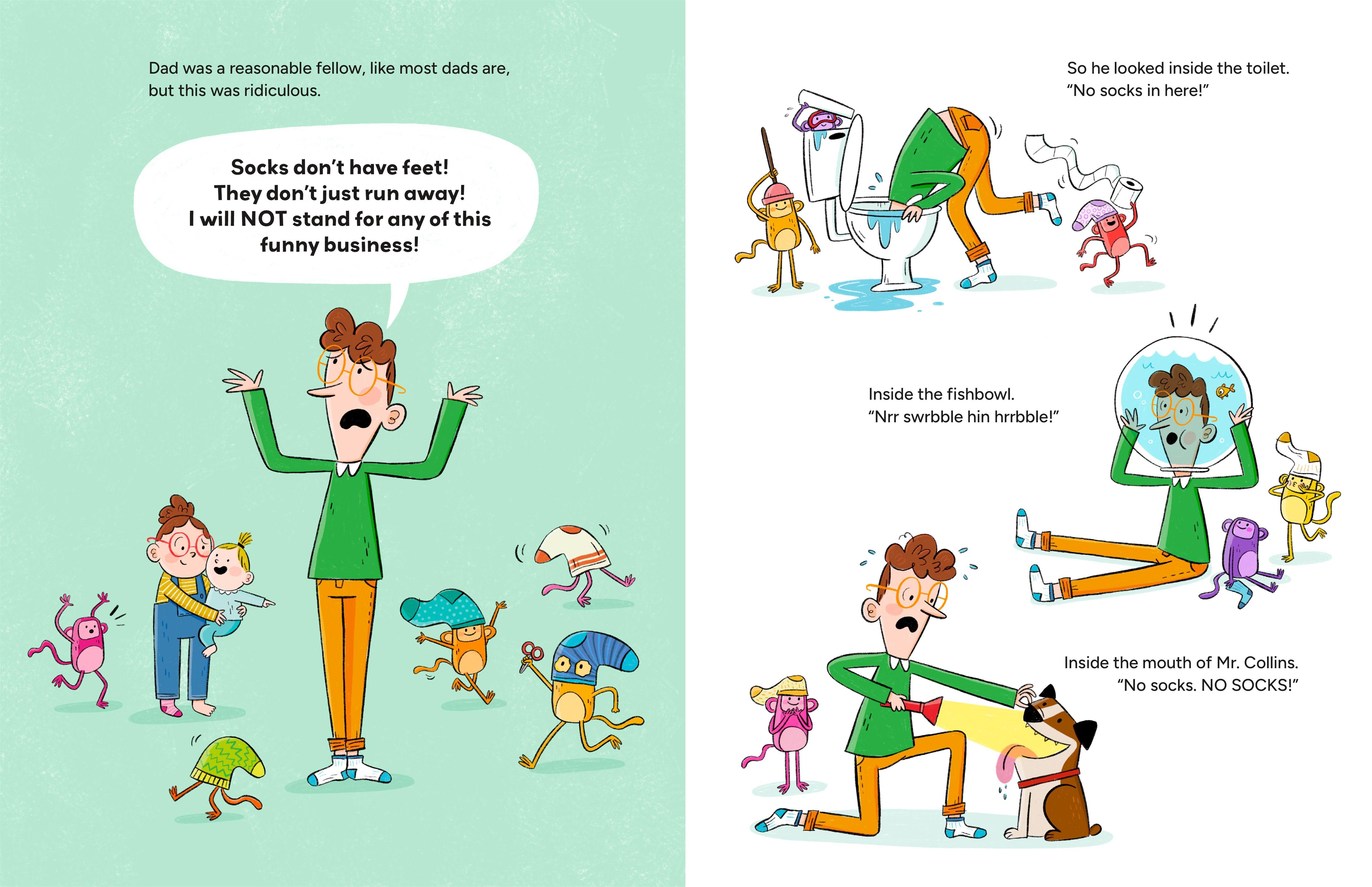 Beispielinhalt (Bild) Beware the Sock Monkeys!