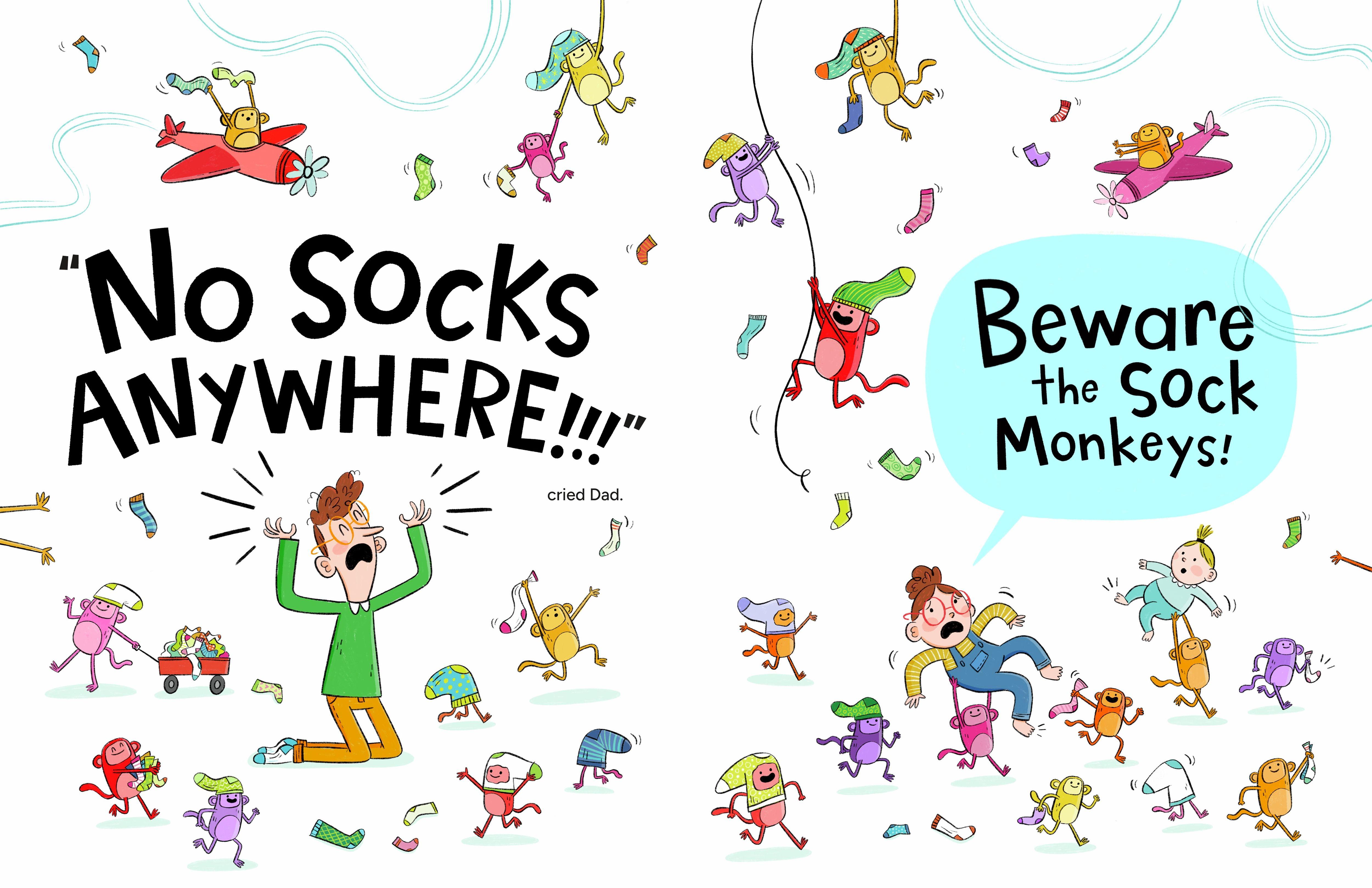 Beispielinhalt (Bild) Beware the Sock Monkeys!