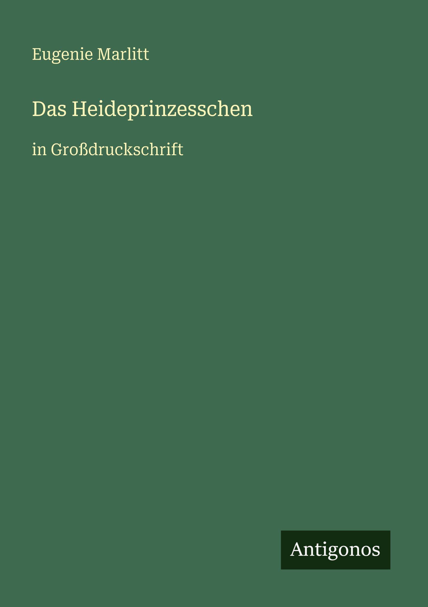Vorderes Coverbild Das Heideprinzesschen