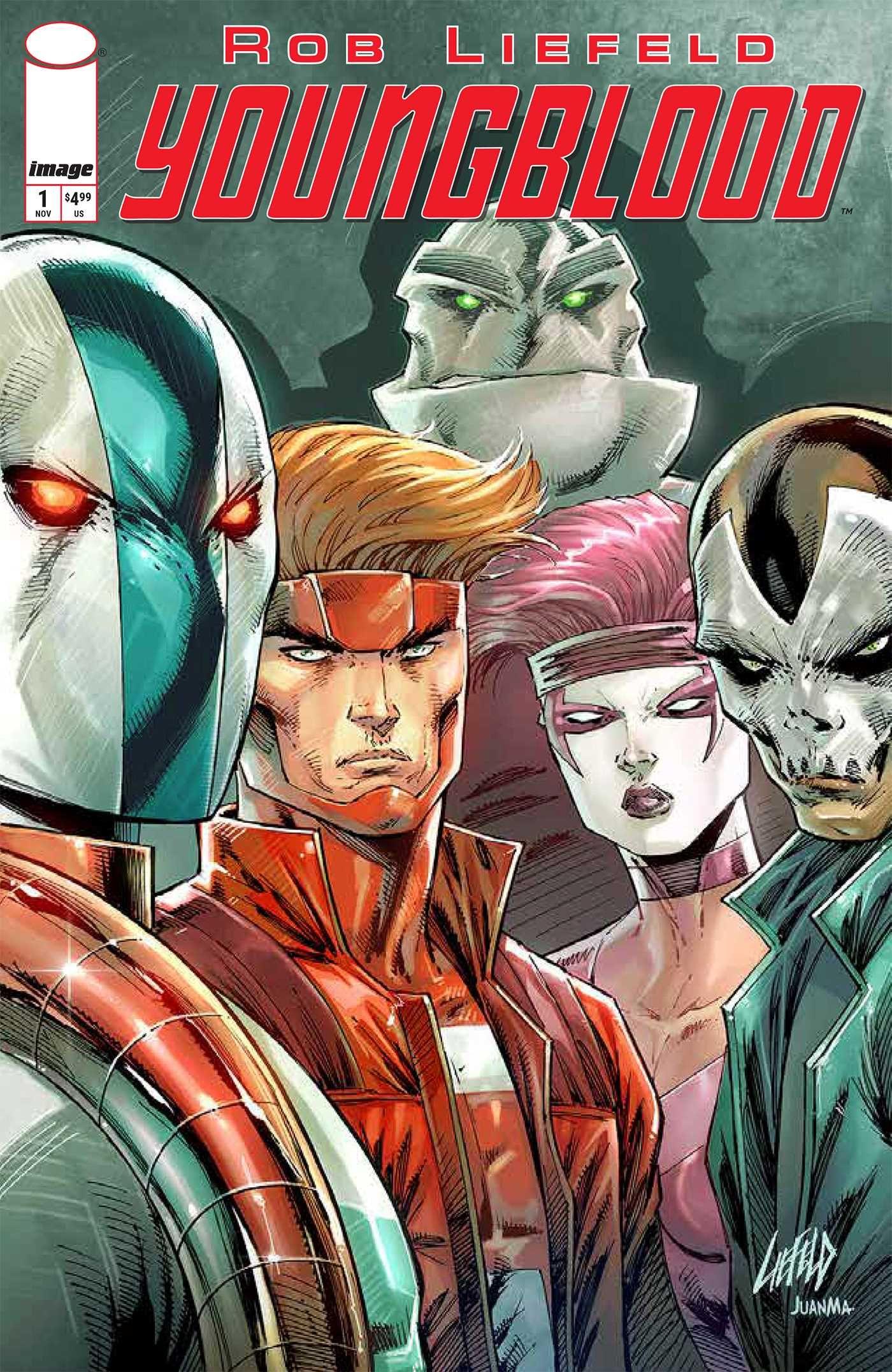 Vorderes Coverbild Youngblood (2025) Volume 1