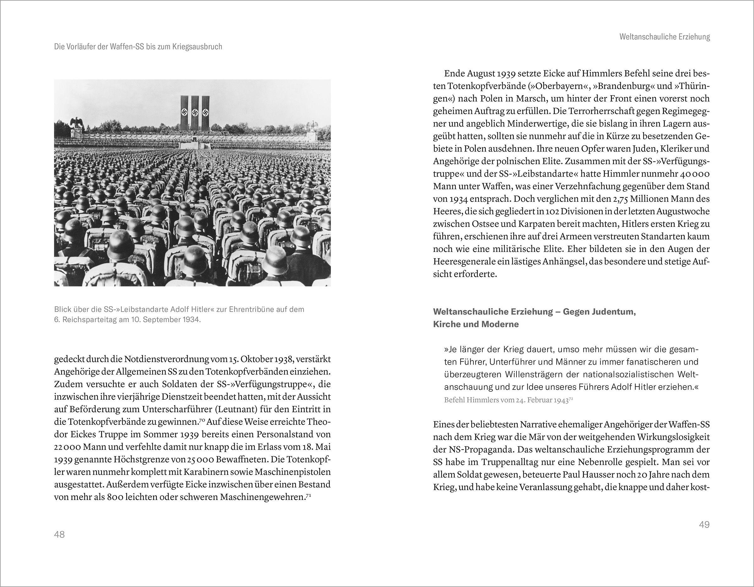 Beispielinhalt (Bild) Die Waffen-SS