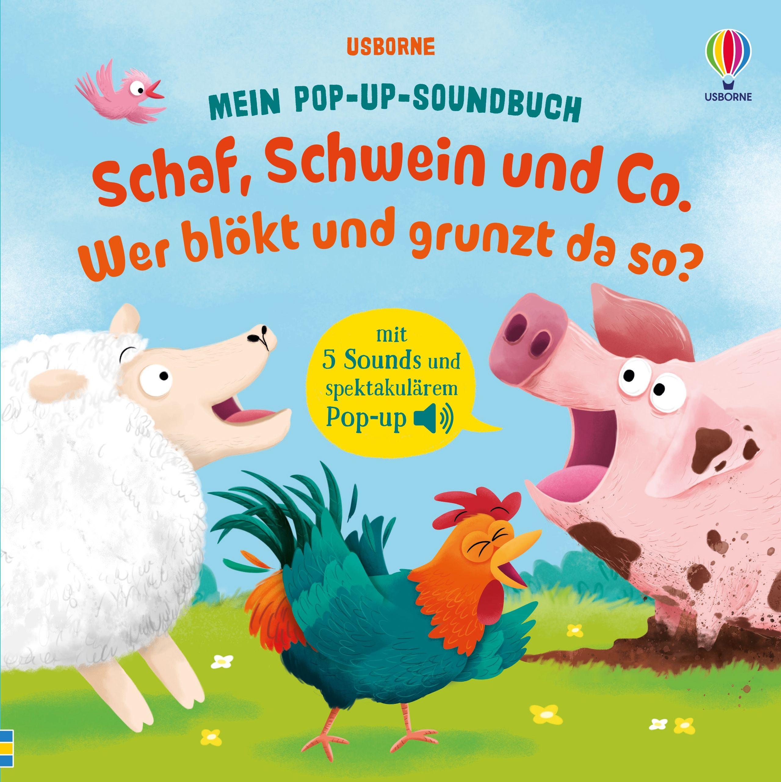 Vorderes Coverbild Mein Pop-up-Soundbuch: Schaf, Schwein und Co. - Wer blökt und grunzt da so?