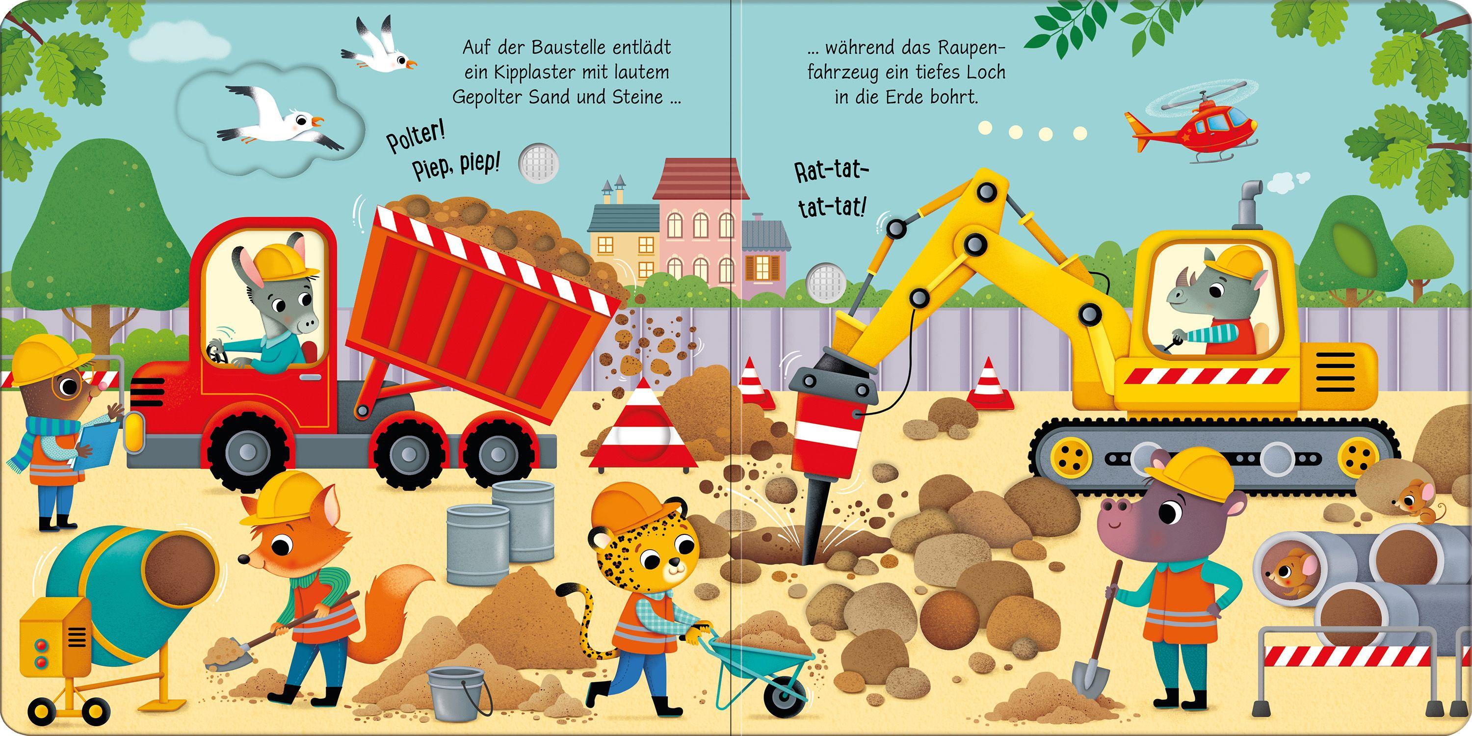 Beispielinhalt (Bild) Mein buntes Klangbuch: Wie klingen die Fahrzeuge?