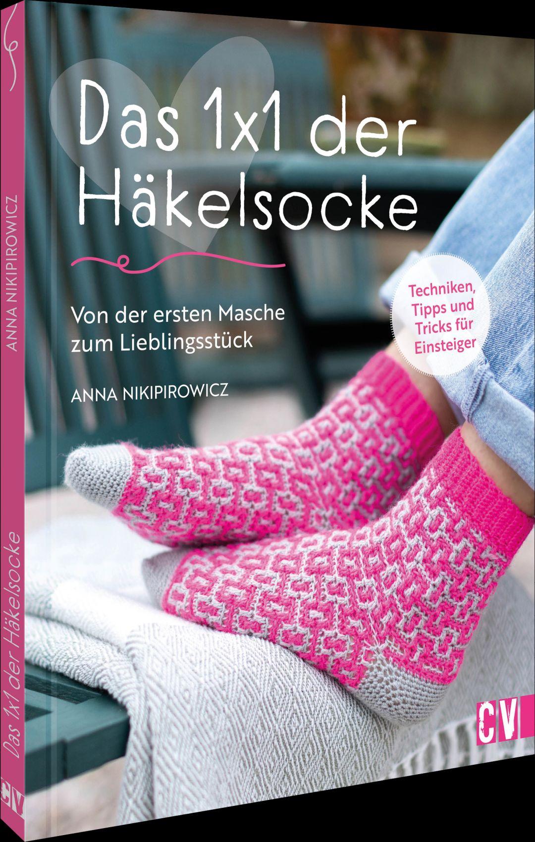 Vorderes Coverbild Das 1x1 der Häkelsocke