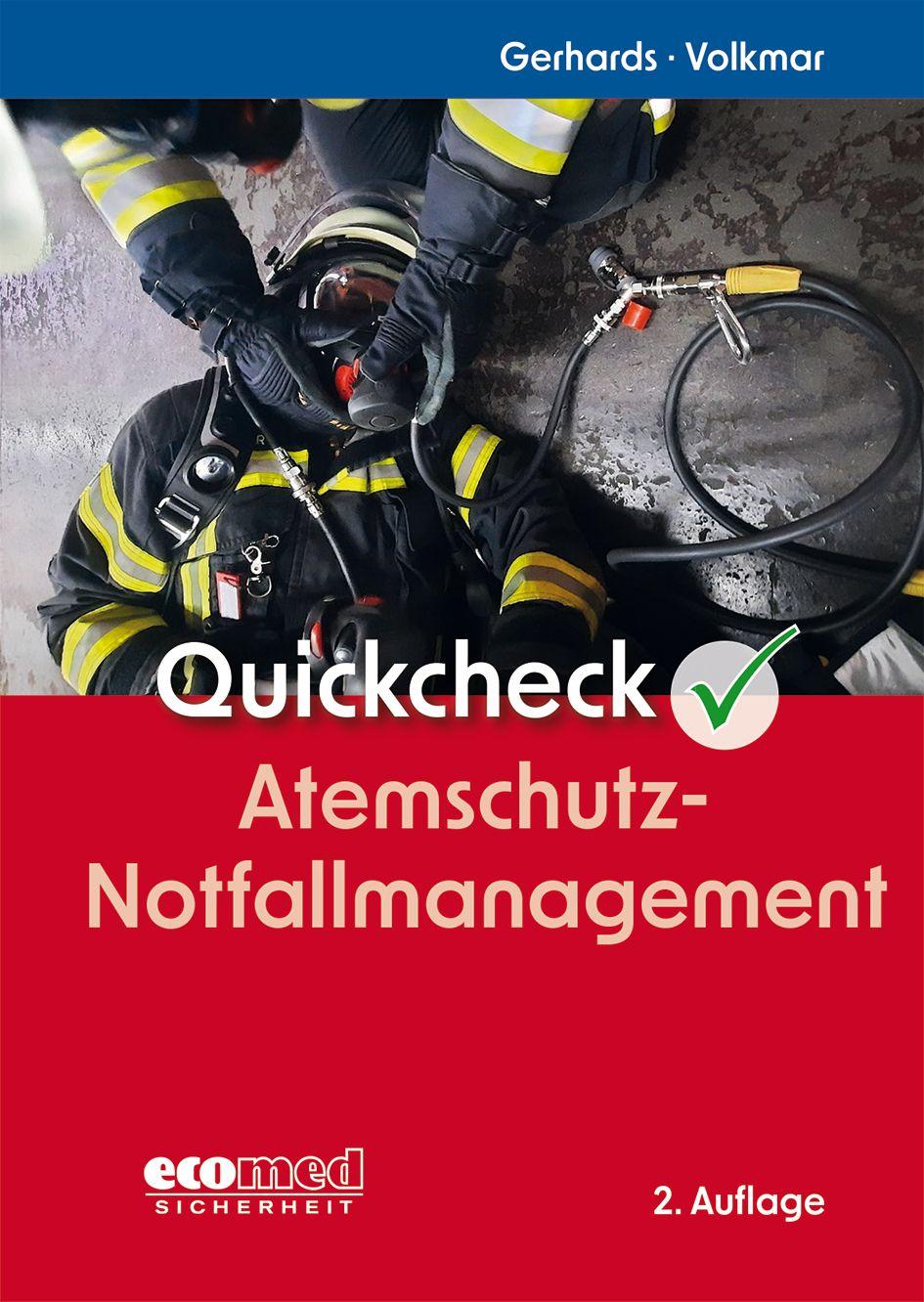 Vorderes Coverbild Quickcheck Atemschutz-Notfallmanagement
