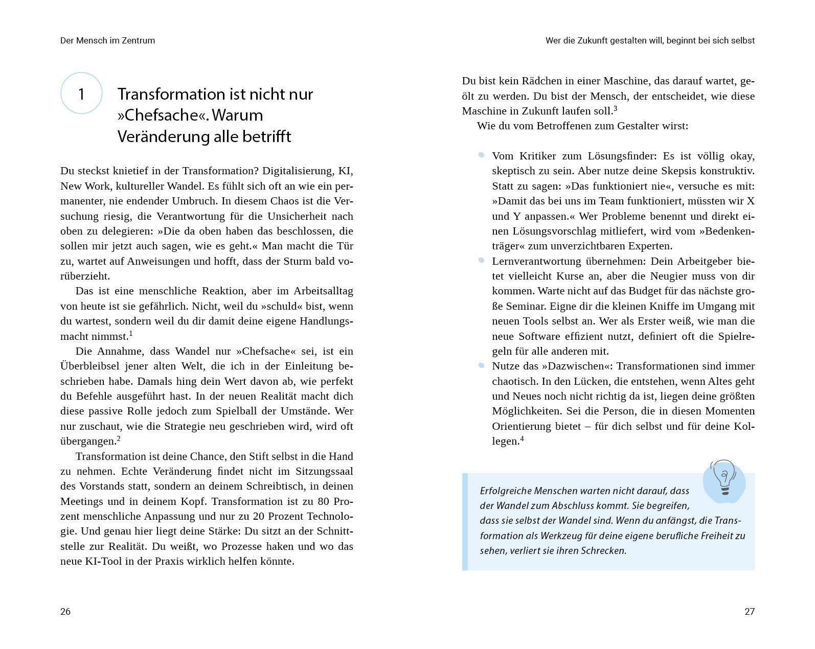 Beispielinhalt (Bild) Jetzt bist du schlauer als dein Chef