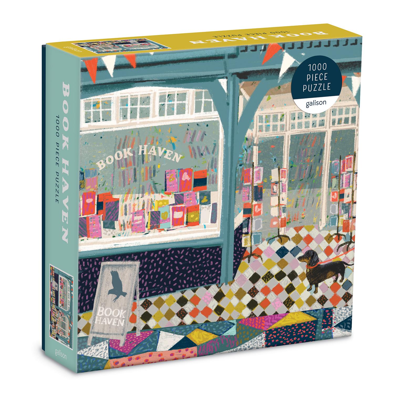 Vorderes Coverbild Book Haven 1000 Piece Puzzle In Square Box