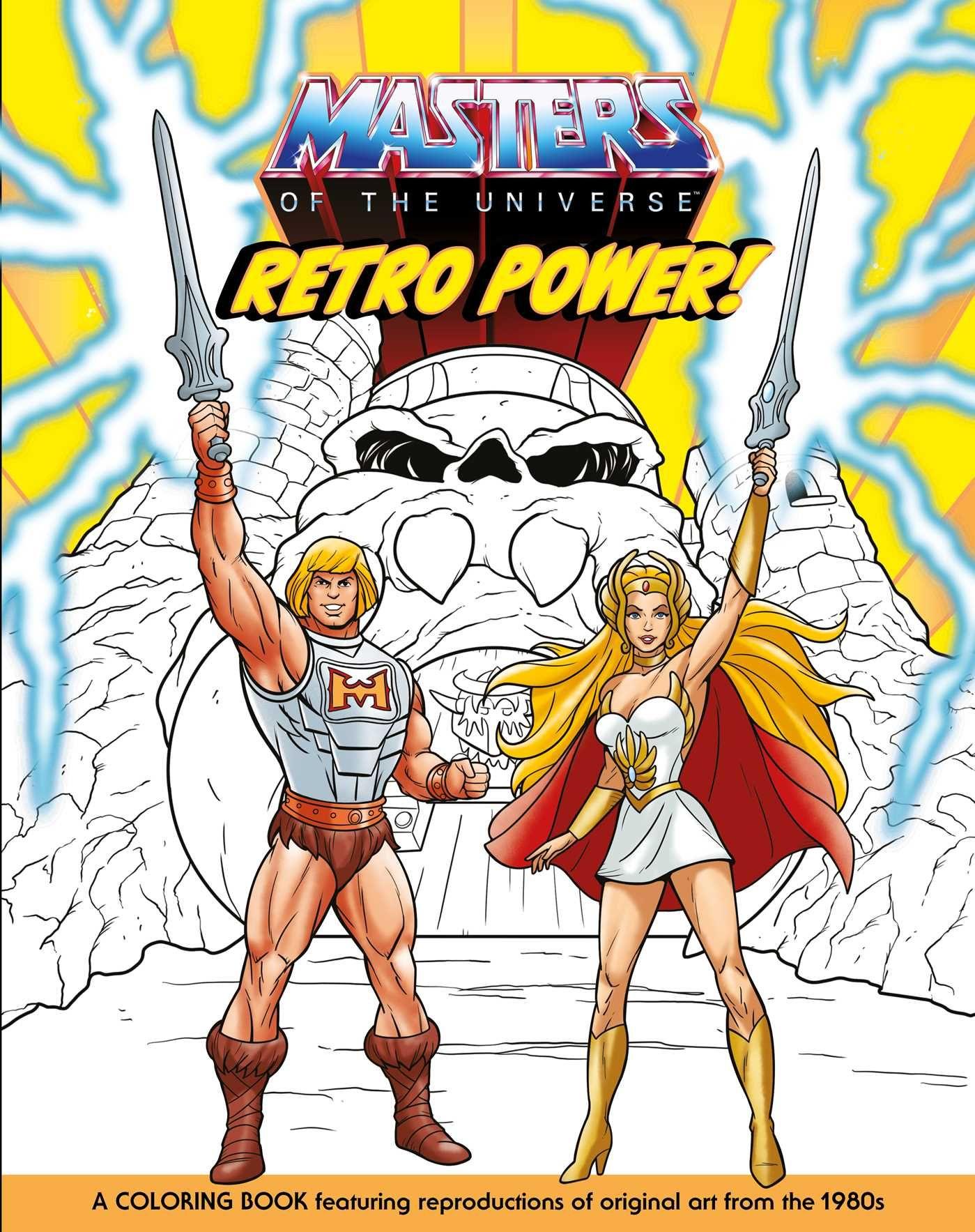 Vorderes Coverbild Masters of the Universe: Retro Power! Coloring Book