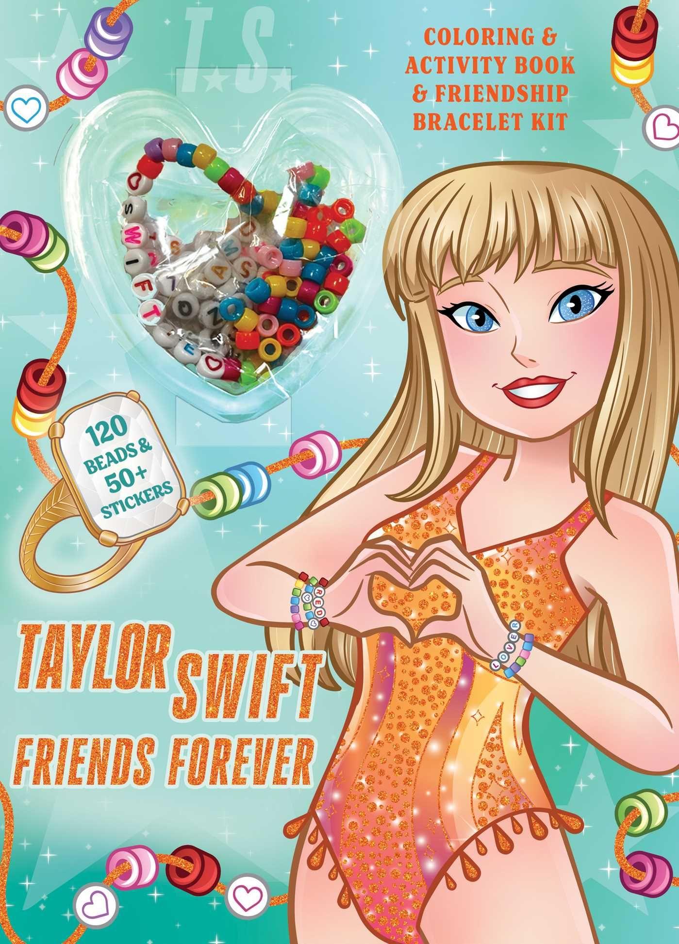 Vorderes Coverbild Taylor Swift Friends Forever Coloring & Activity Book with Friendship Bracelets