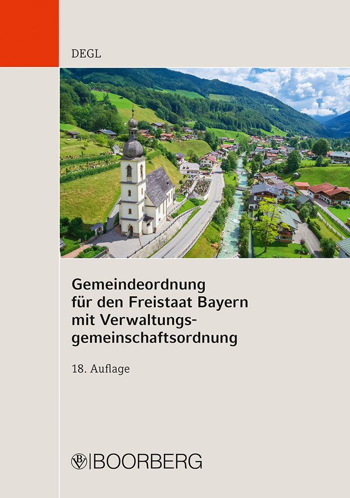 Vorderes Coverbild Gemeindeordnung für den Freistaat Bayern mit Verwaltungsgemeinschaftsordnung