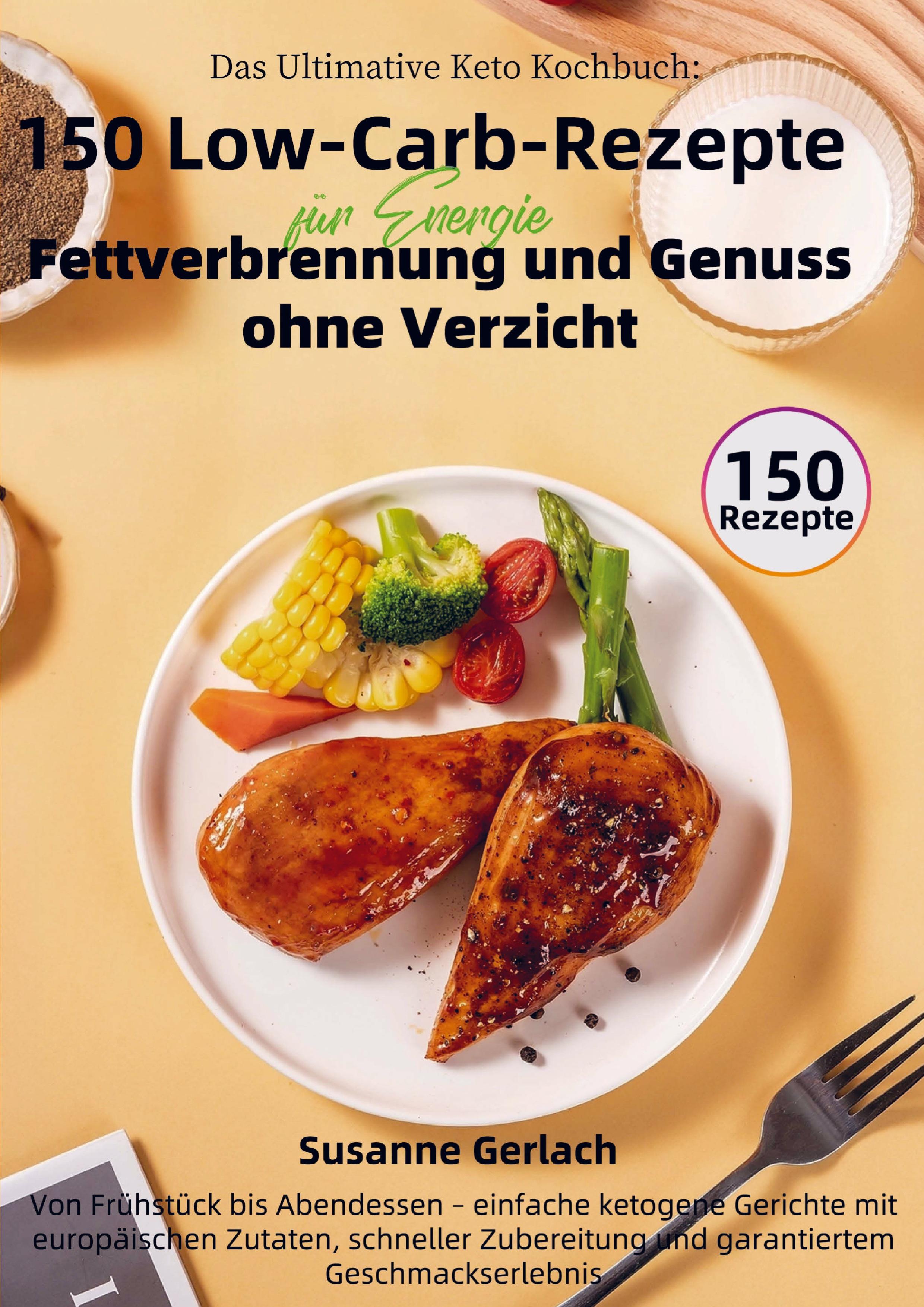 Vorderes Coverbild Das Ultimative Keto Kochbuch: 150 Low-Carb-Rezepte für Energie, Fettverbrennung und Genuss ohne Verzicht