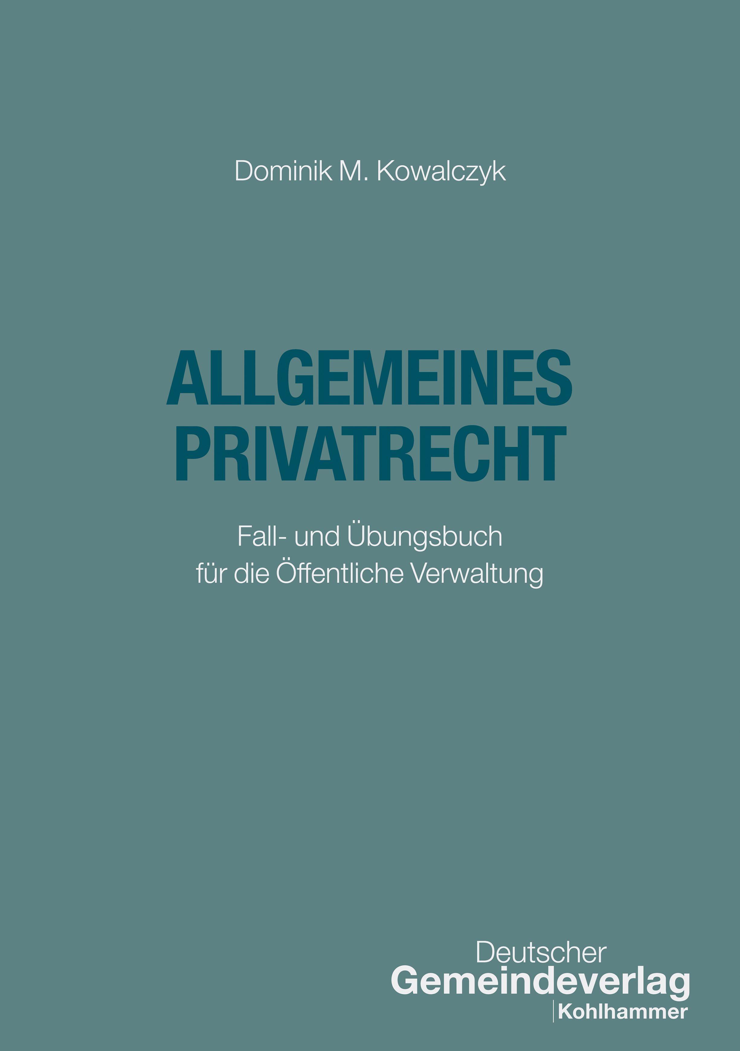 Vorderes Coverbild Allgemeines Privatrecht