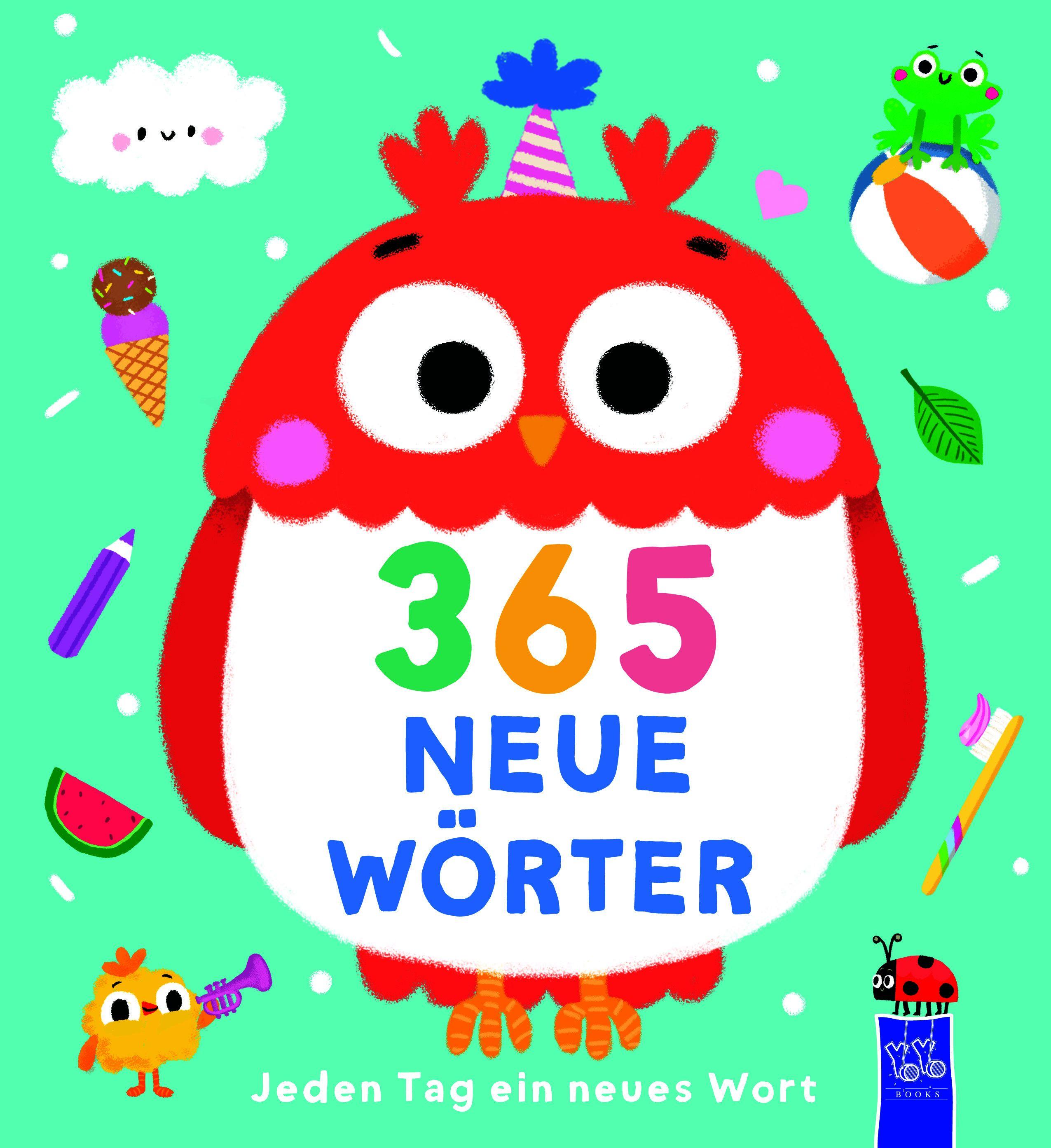 Vorderes Coverbild 365 neue Wörter - Jeden Tag ein neues Wort
