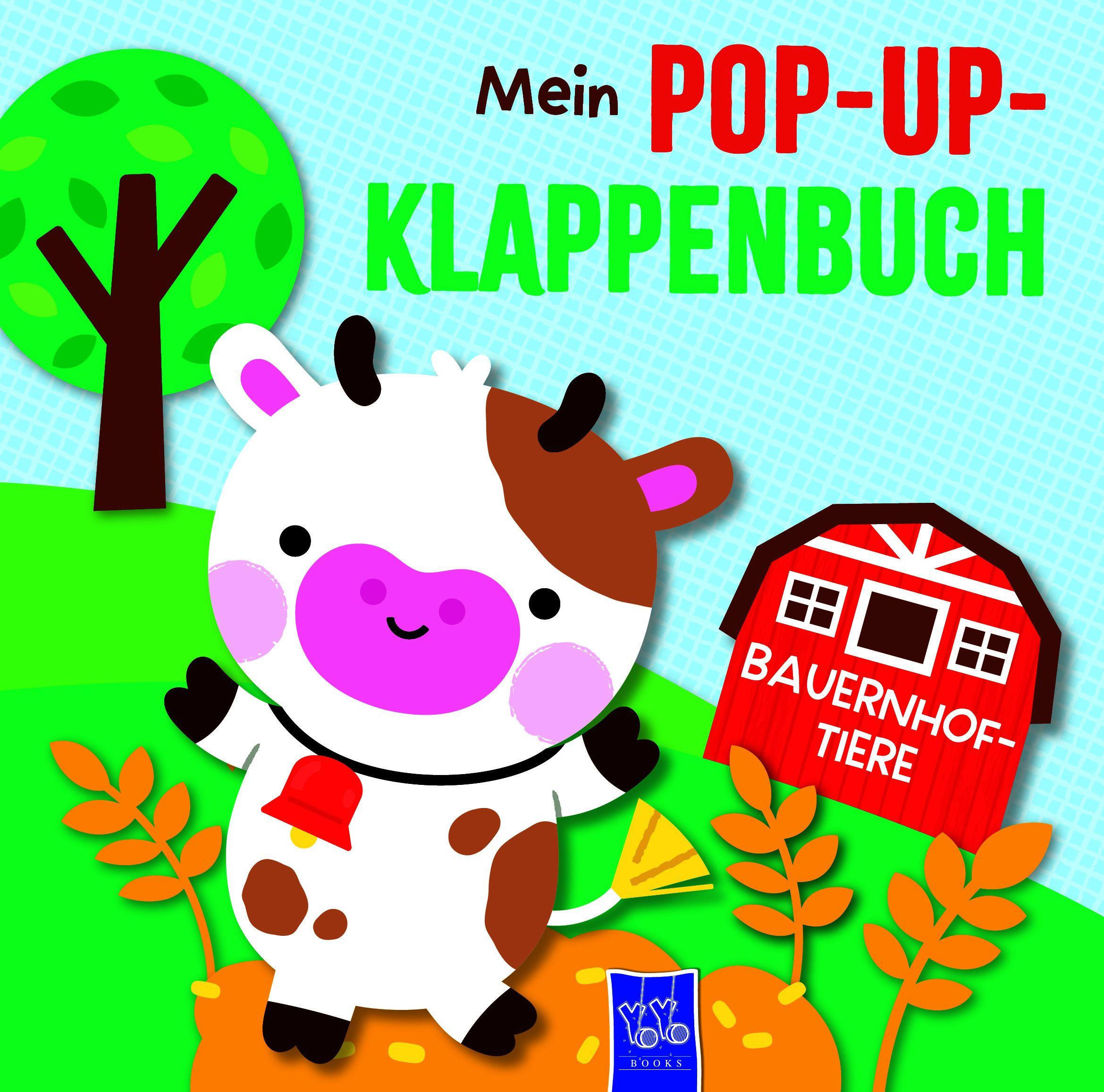 Vorderes Coverbild Mein Pop-Up-Klappenbuch - Bauernhoftiere