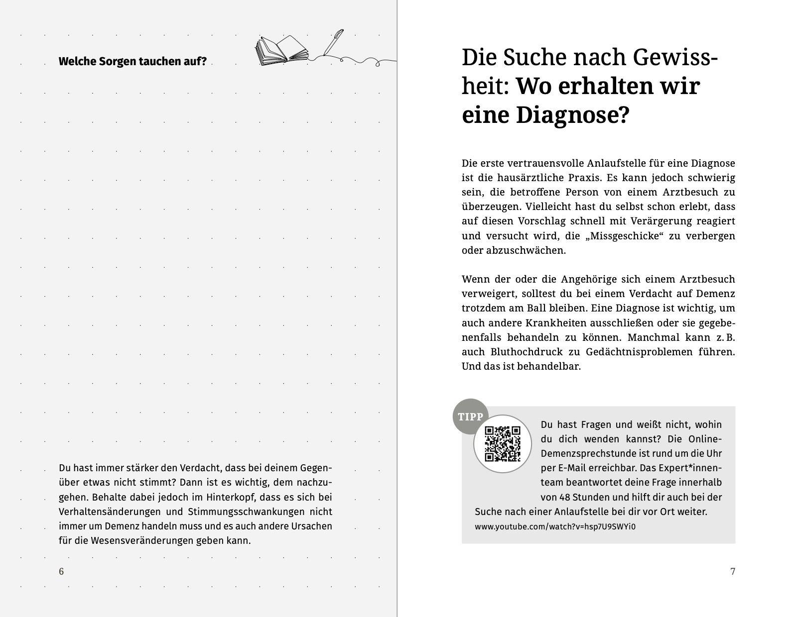 Beispielinhalt (Bild) Denk auch an dich