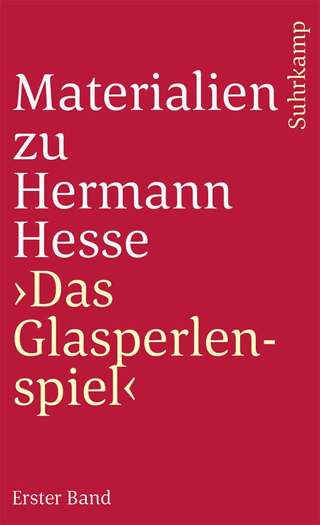 Vorderes Coverbild Materialien zu Hermann Hesse: Das Glasperlenspiel I