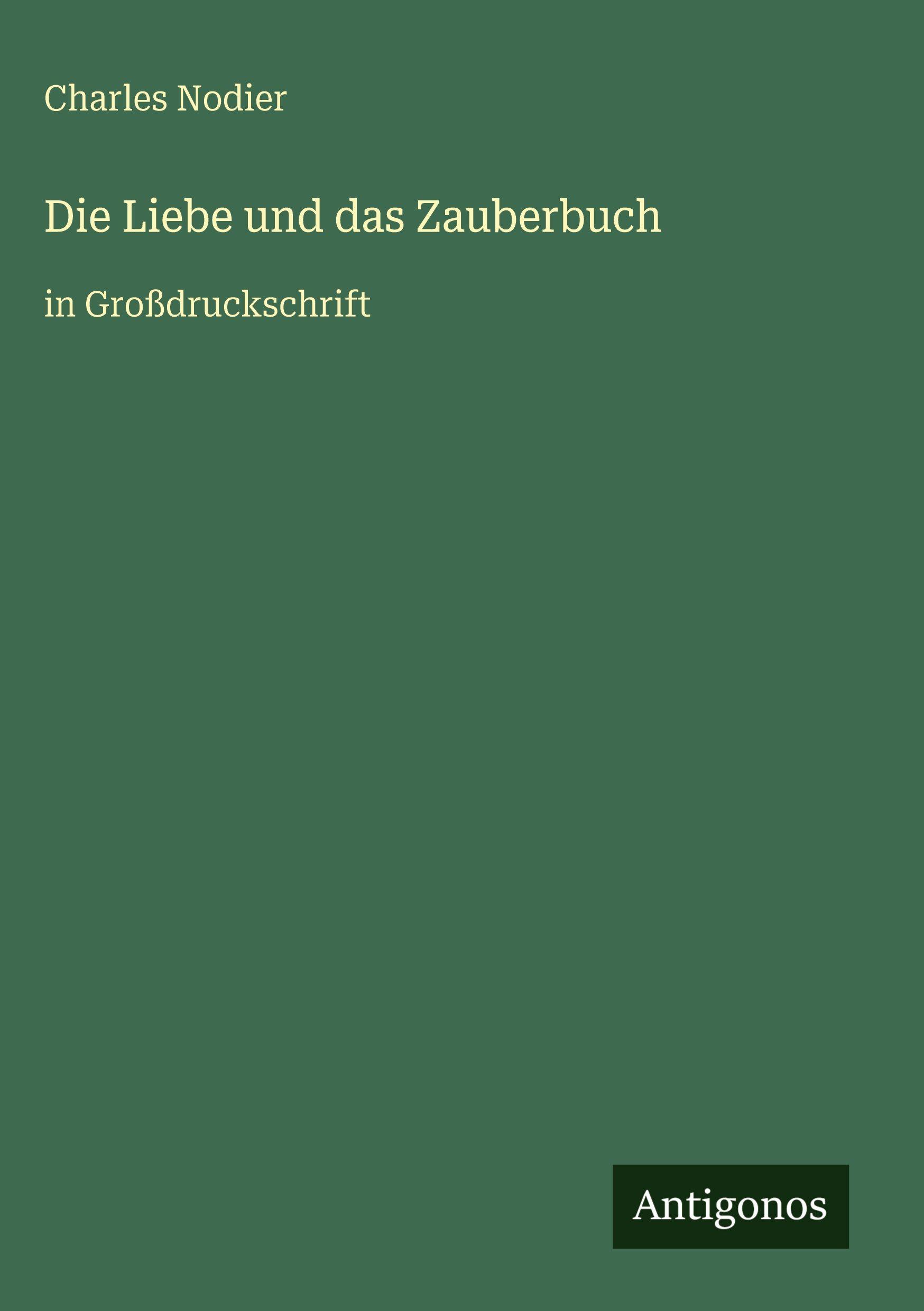 Vorderes Coverbild Die Liebe und das Zauberbuch