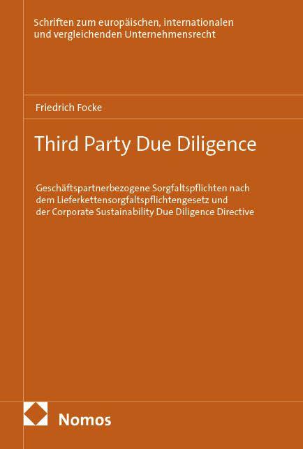 Vorderes Coverbild Third Party Due Diligence