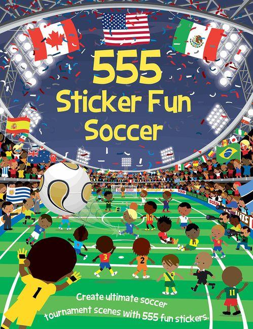 Vorderes Coverbild 555 Sticker Fun Soccer