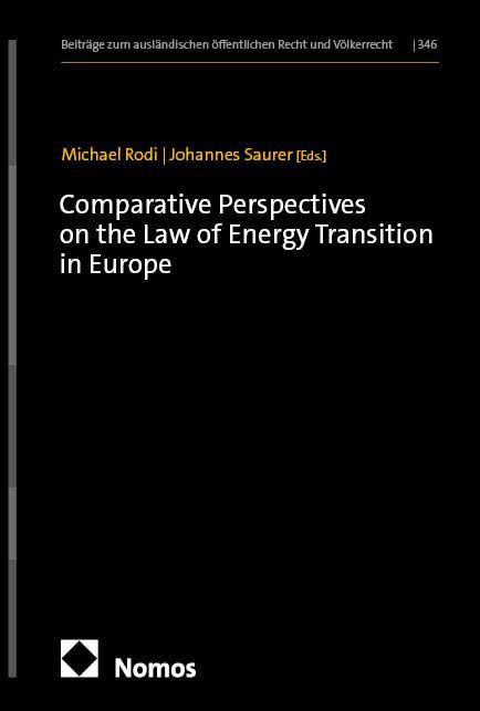 Vorderes Coverbild Comparative Perspectives on the Law of Energy Transition in Europe