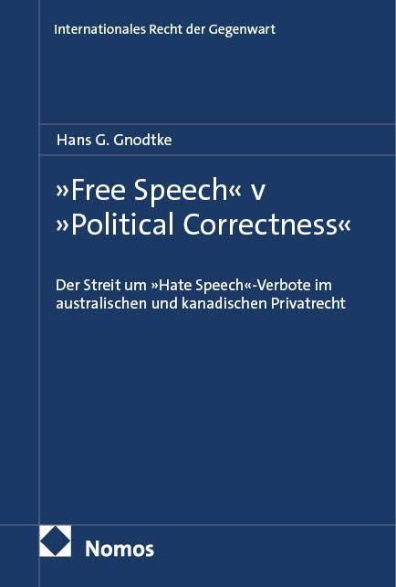 Vorderes Coverbild 'Free Speech' v 'Political Correctness'